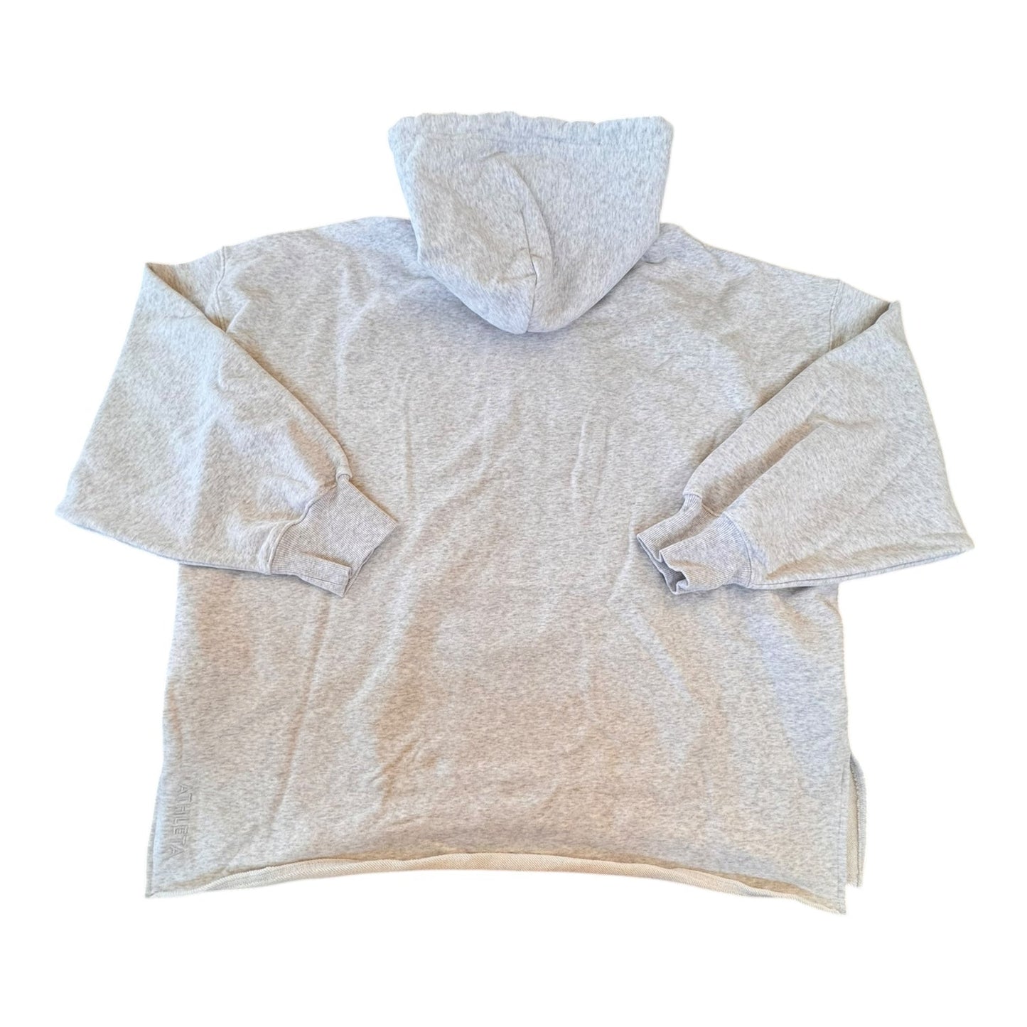 Athletic Sweatshirt Hoodie By Athleta In Cream, Size:M
