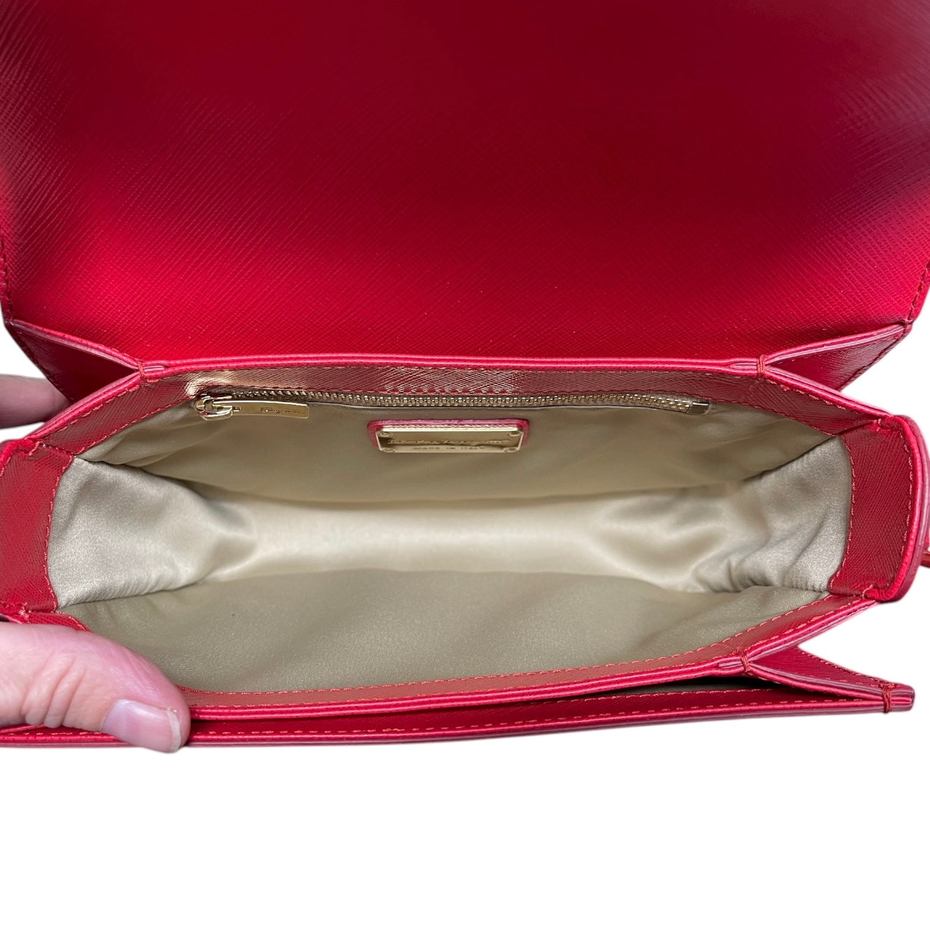 Handbag Luxury Designer By Ferragamo, Size: Small