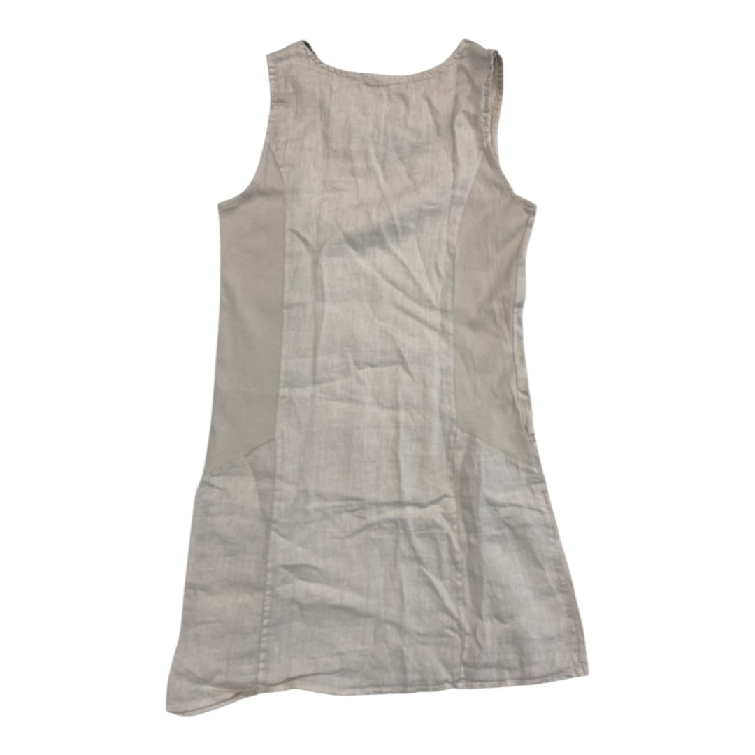 Dress Casual Midi By lungo larno In Cream, Size:L