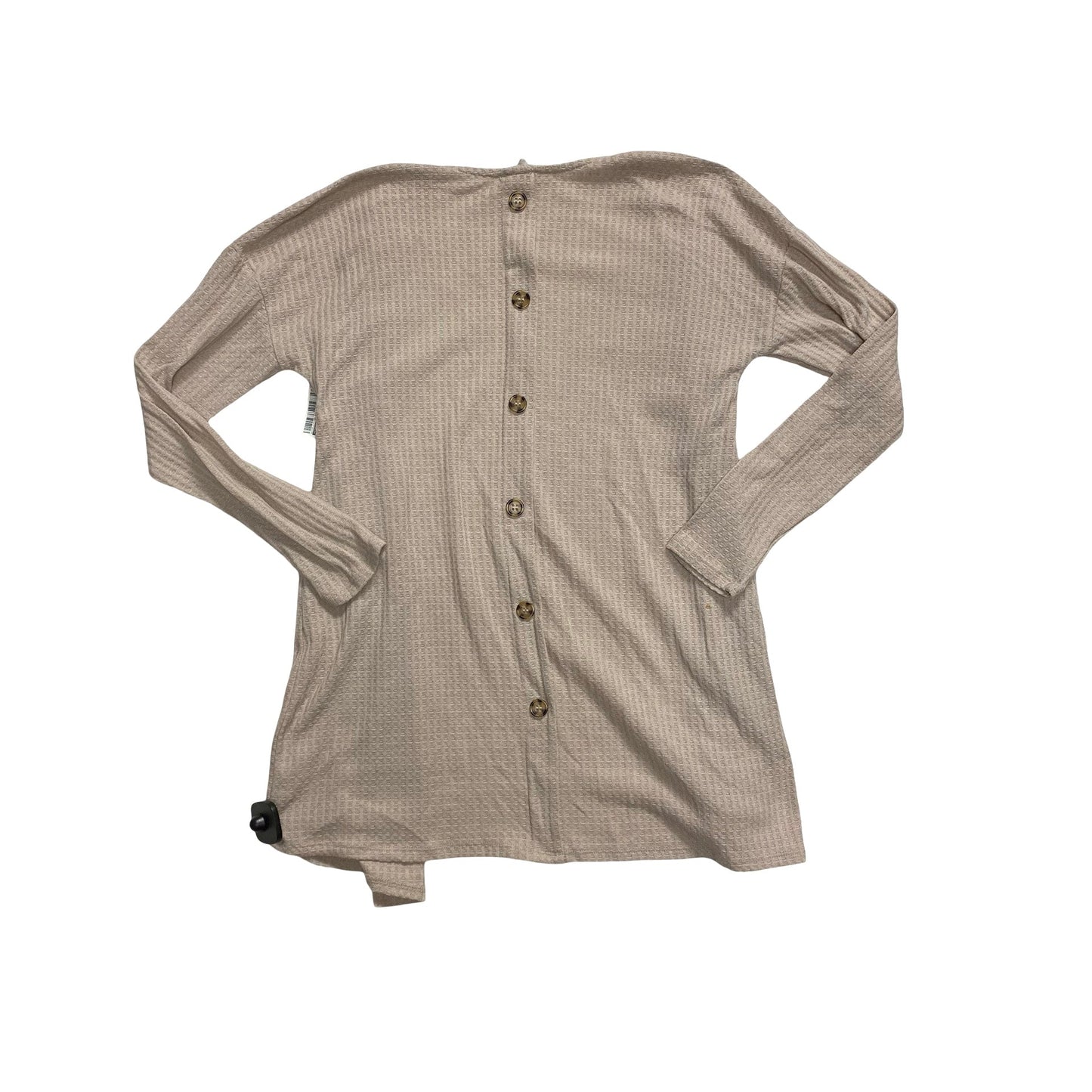 Sweater Cardigan By Hippie Rose In Tan, Size:Xs