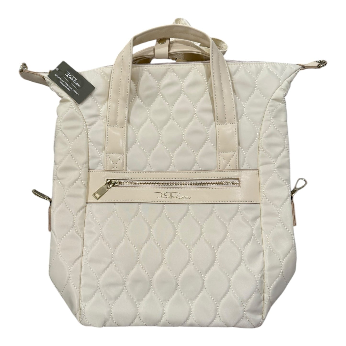 Backpack By BELLA RUSSO In Cream, Size:Medium
