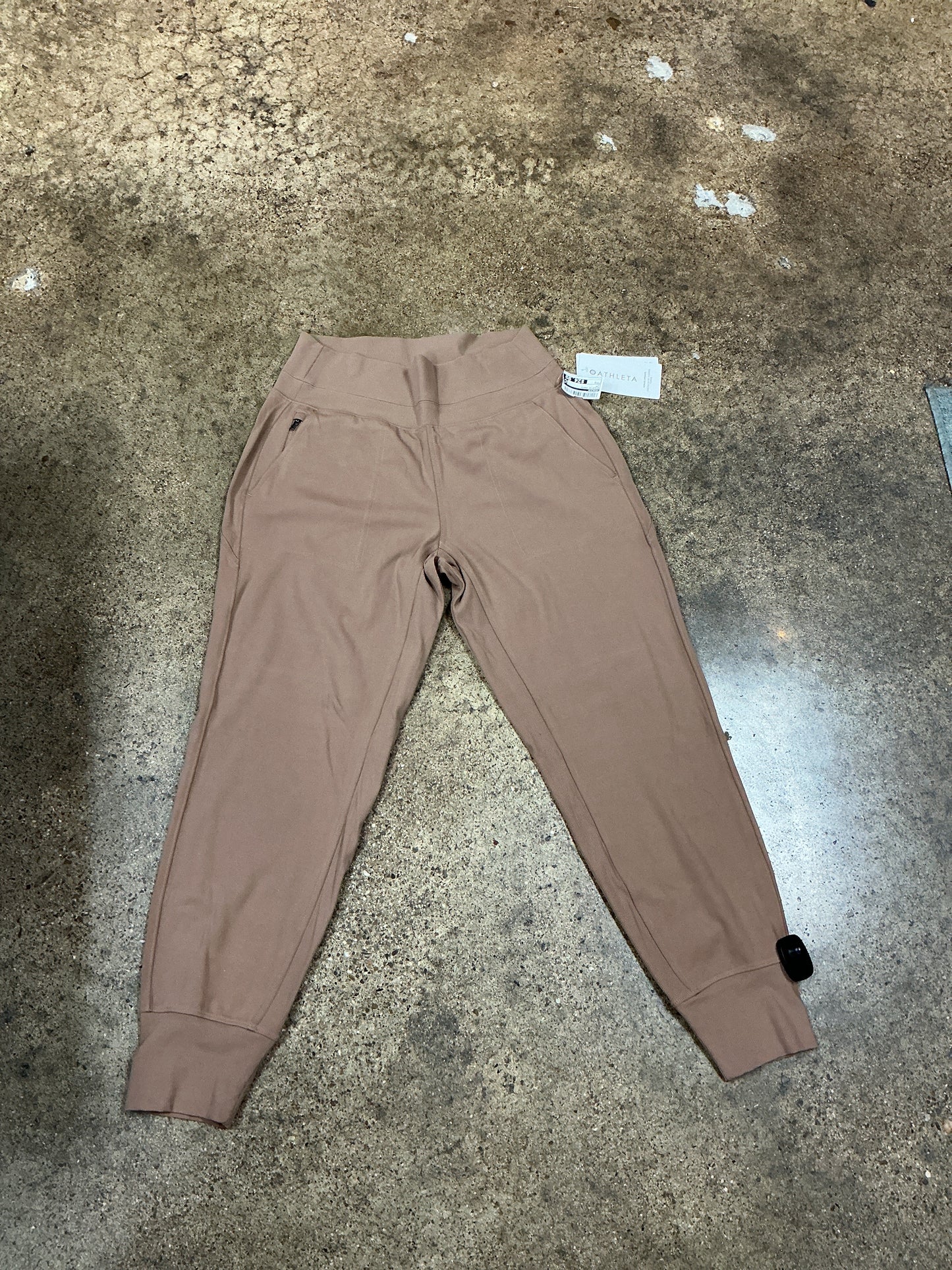 Athletic Pants By Athleta In Tan, Size:M