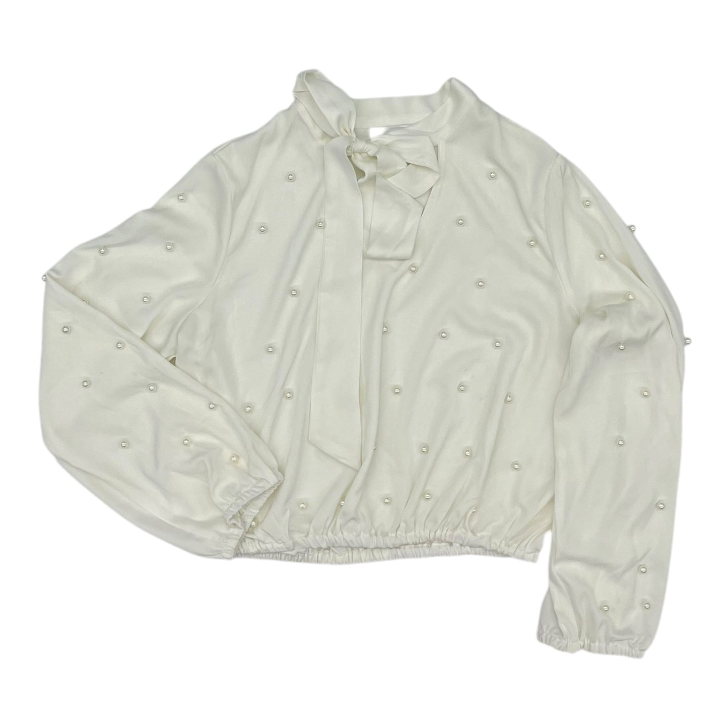 Blouse Ls By Life In Cream, Size:Xl