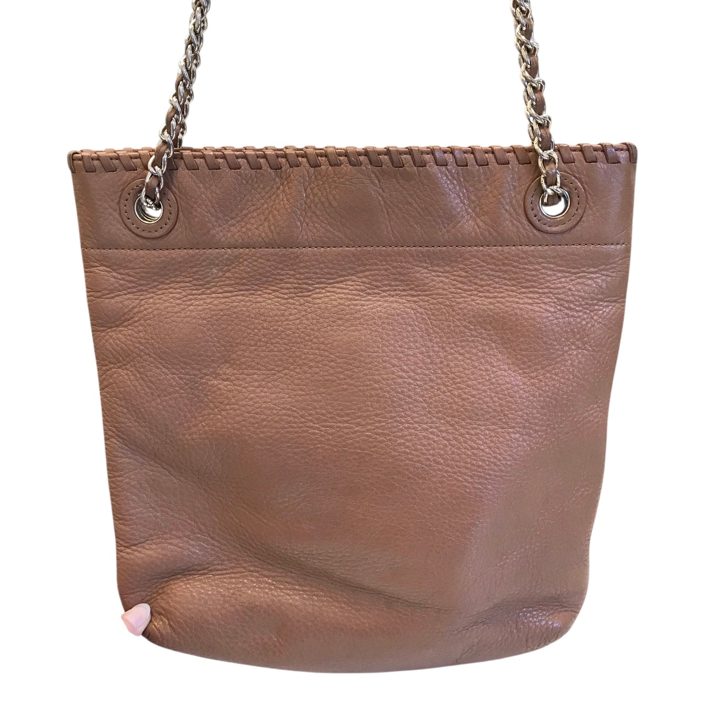 Handbag Designer By Tory Burch In Brown, Size:Medium