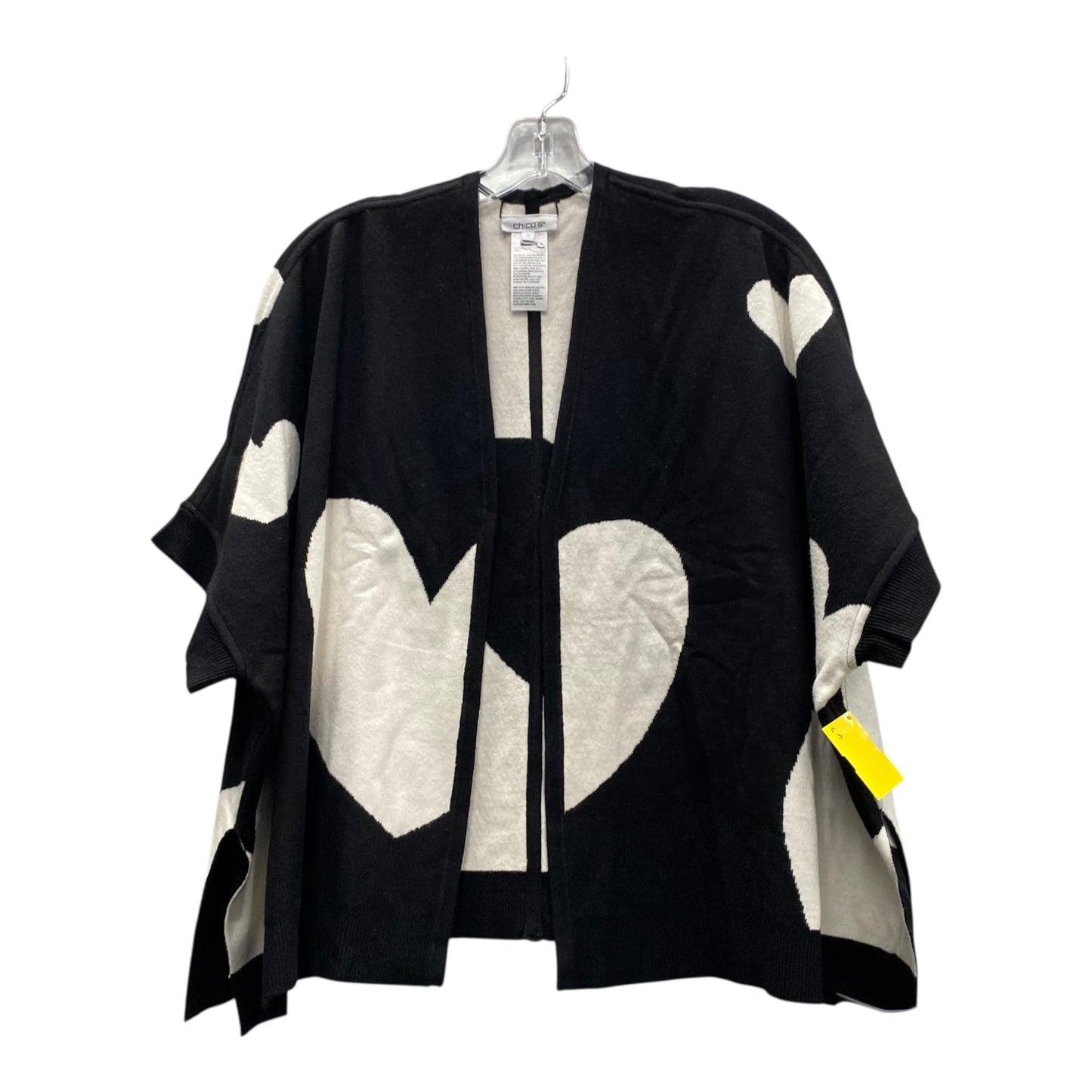 Sweater Cardigan By Chicos In Black, Size:M