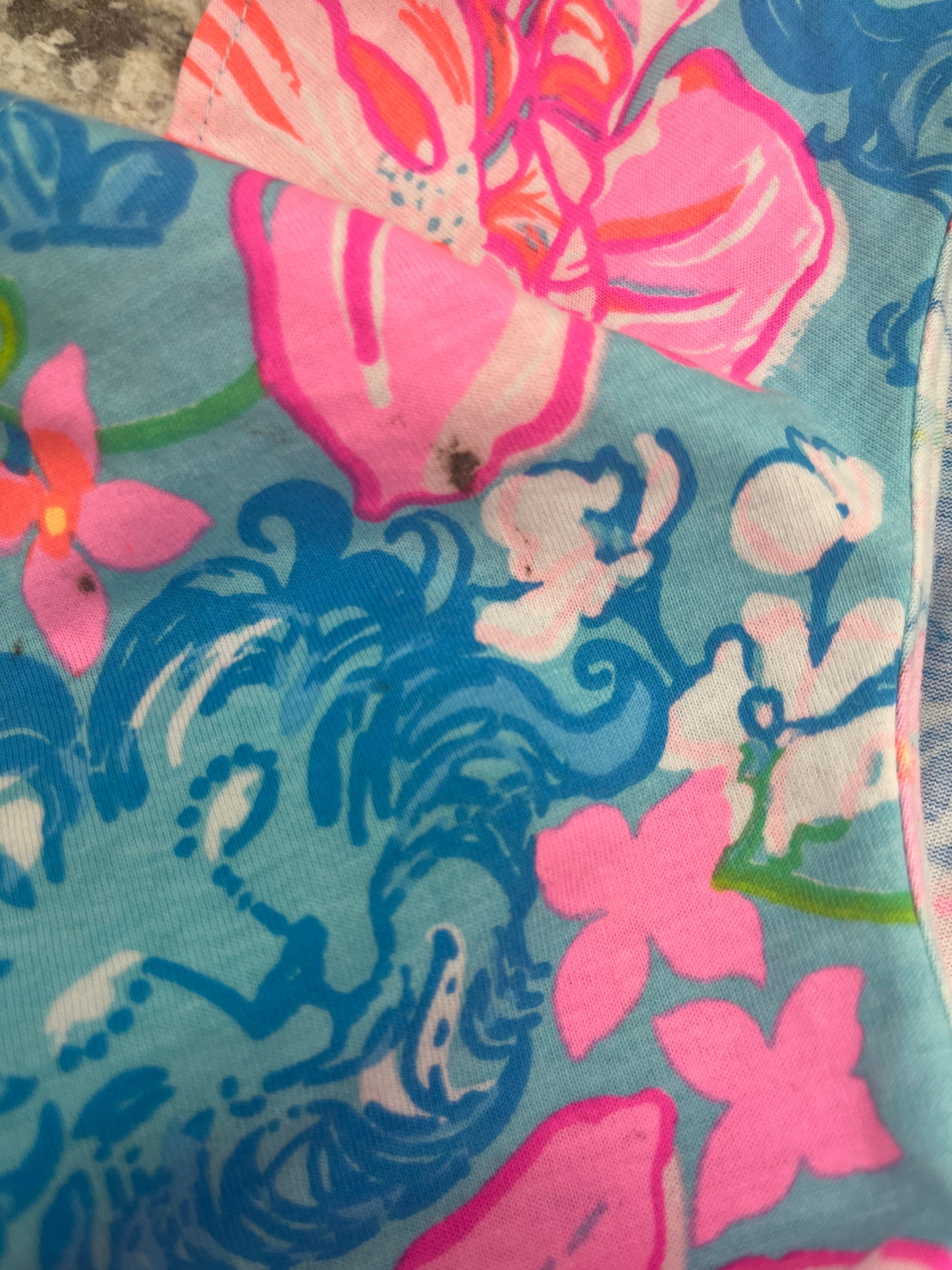 Dress Designer By Lilly Pulitzer In Blue & Pink, Size: M