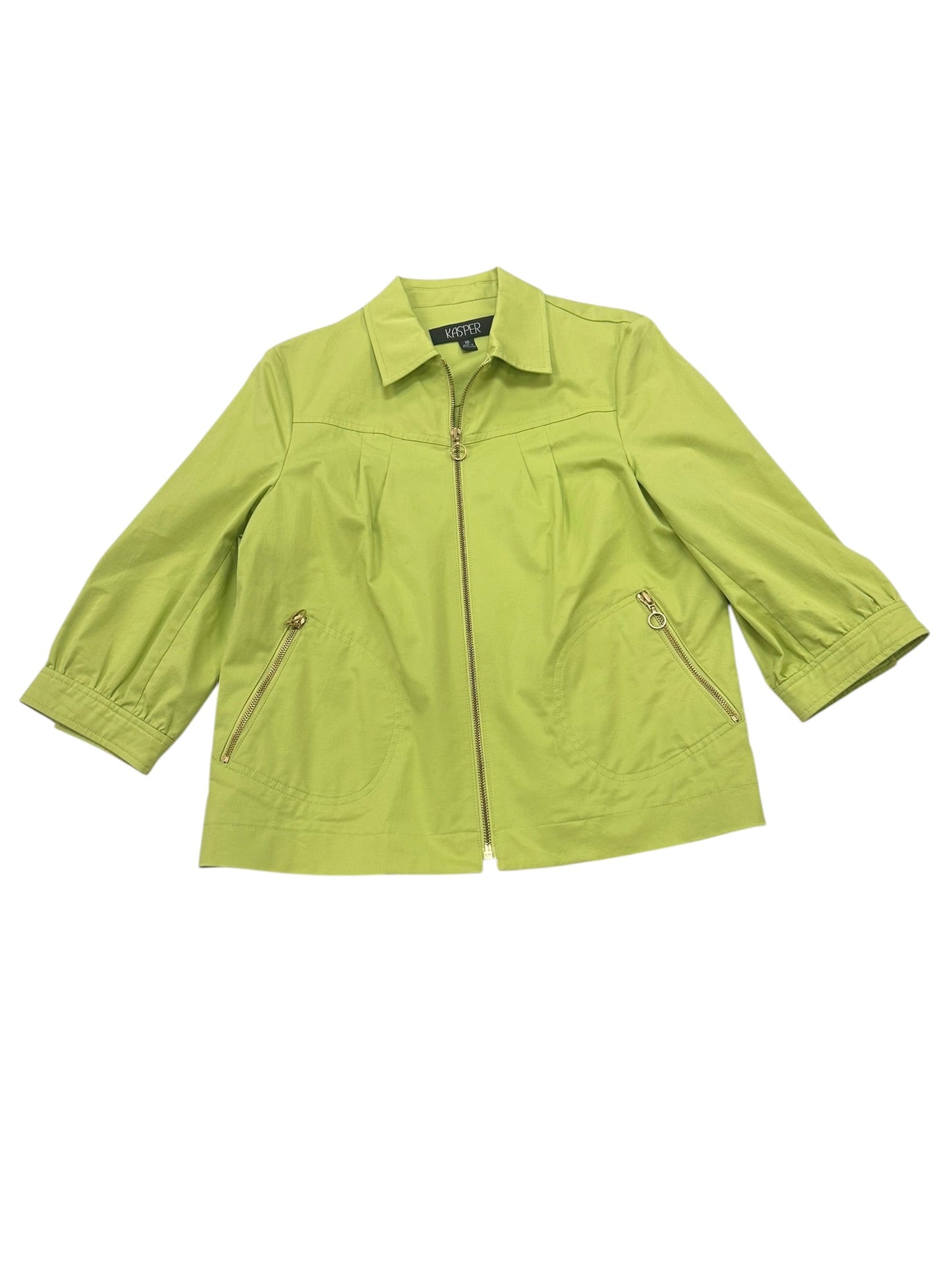 Jacket Other By Kasper In Green, Size:10