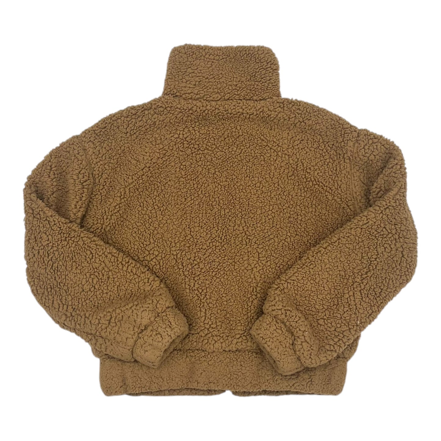 Jacket Faux Fur & Sherpa By Thread And Supply In Brown, Size:M