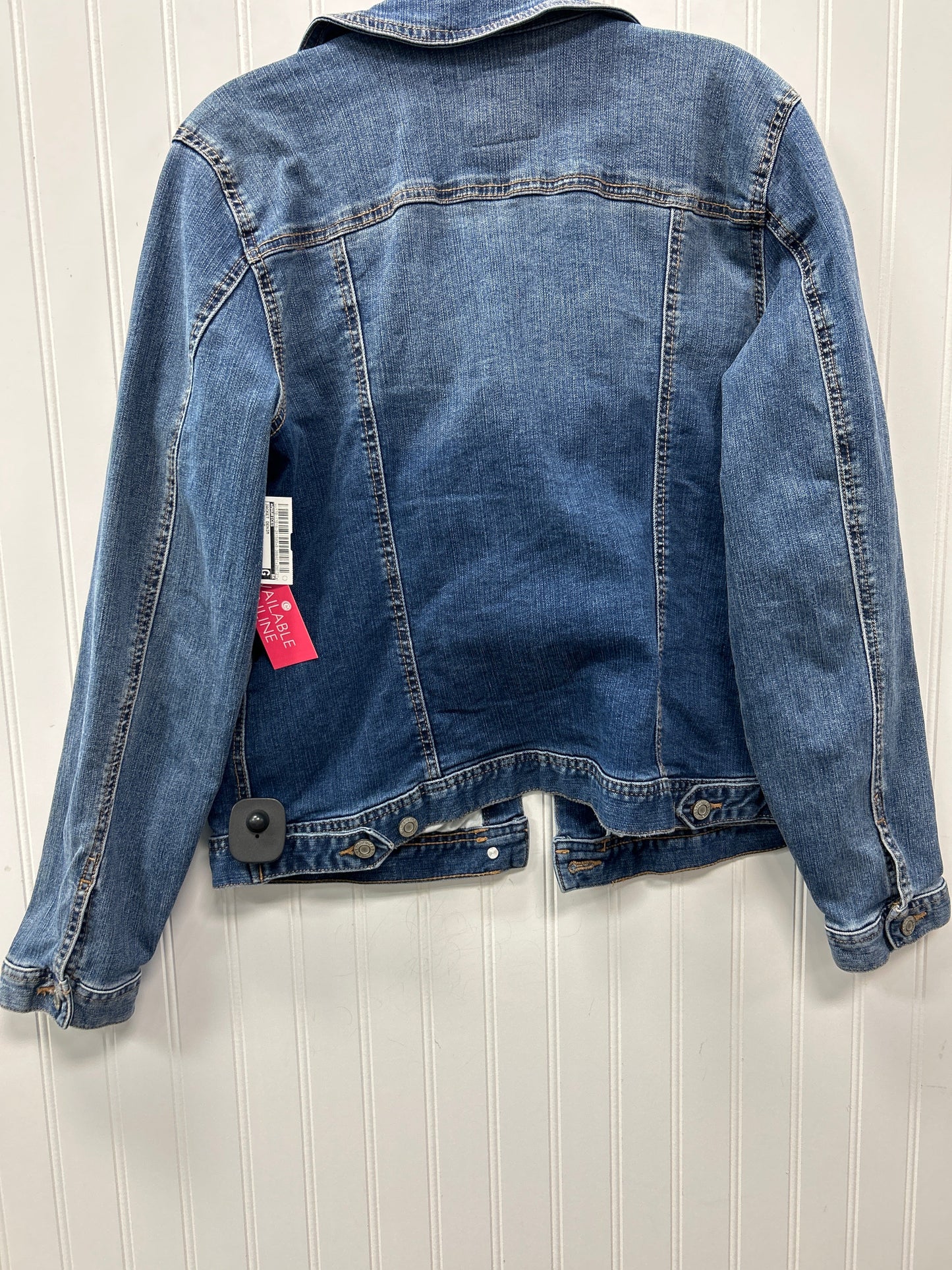 Jacket Denim By Maurices In Blue Denim, Size:L