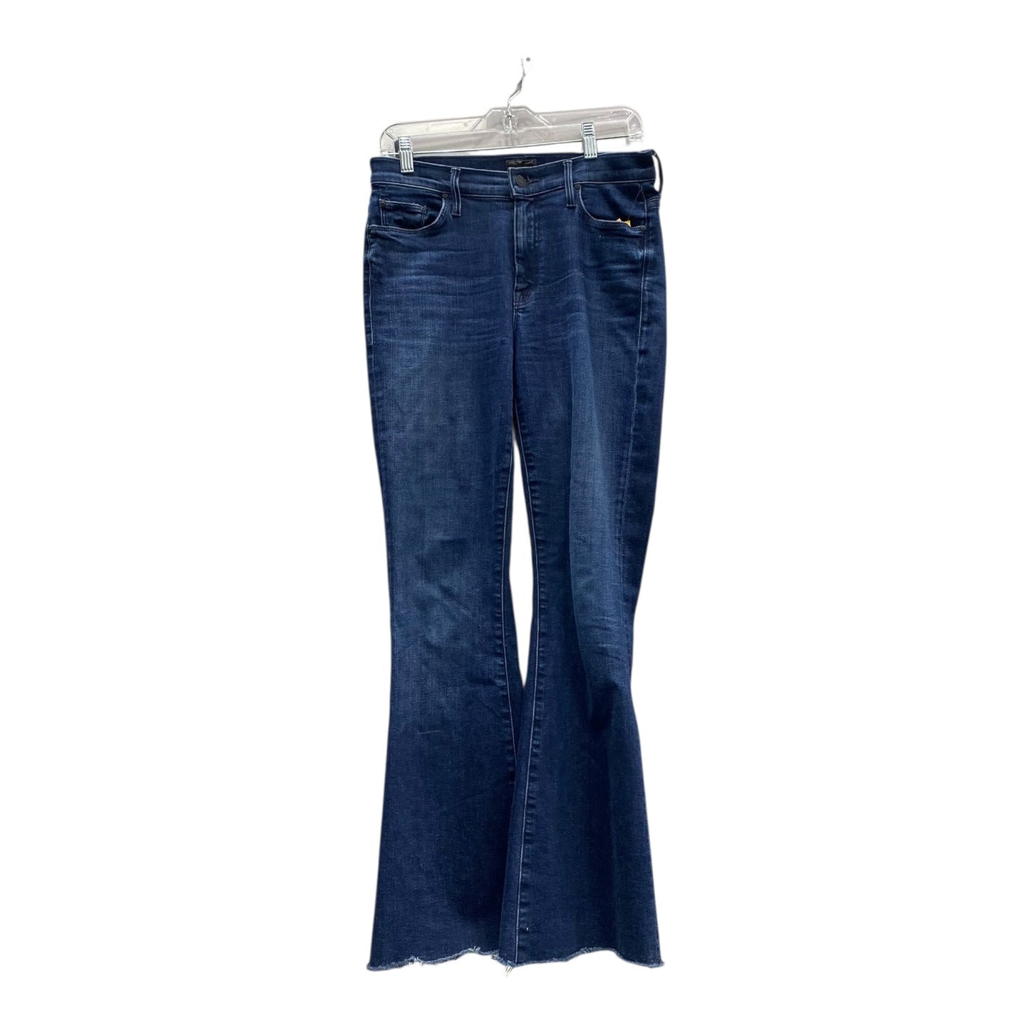 Jeans Boot Cut By Mother In Blue Denim, Size:6