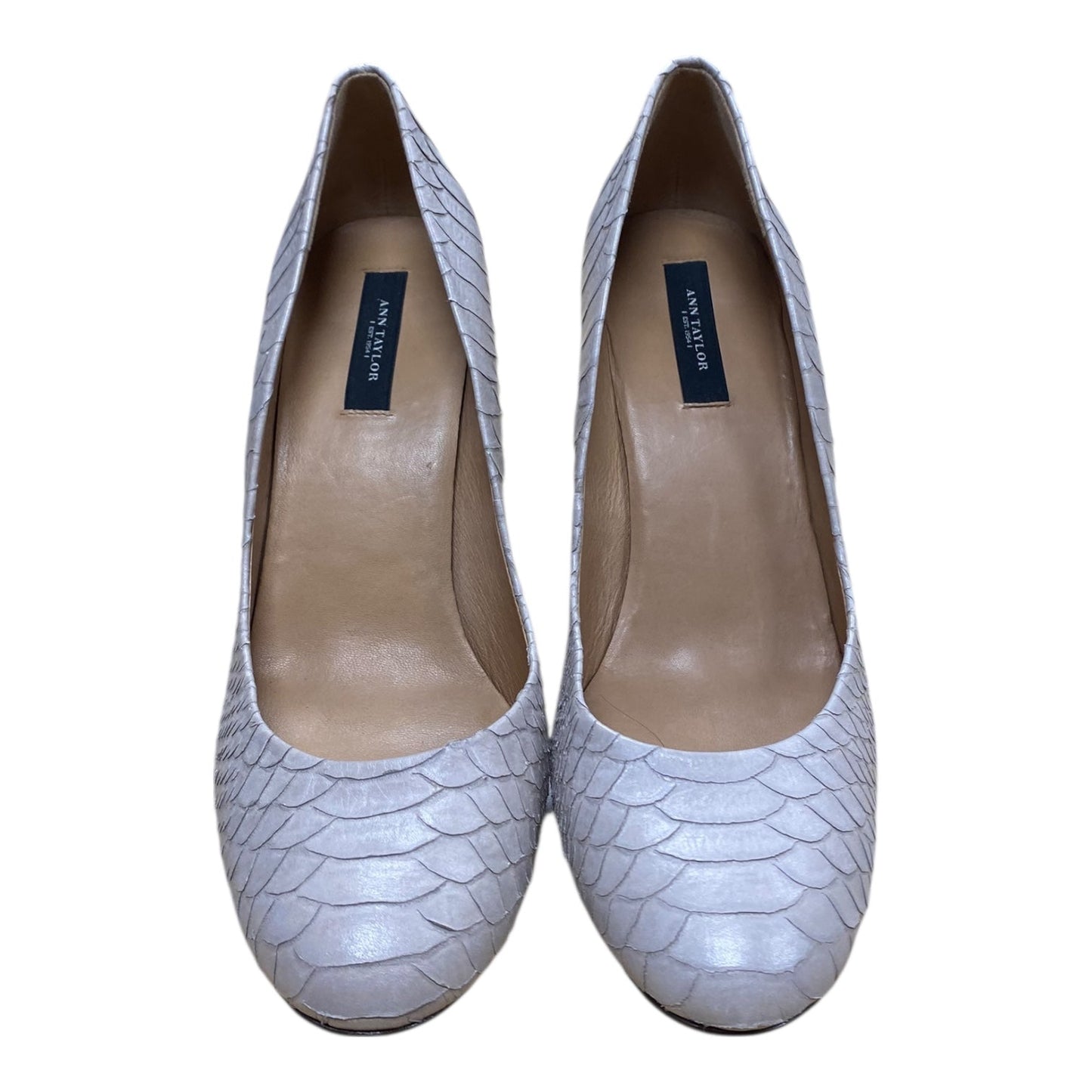 Shoes Heels Stiletto By Ann Taylor In Tan, Size:8.5