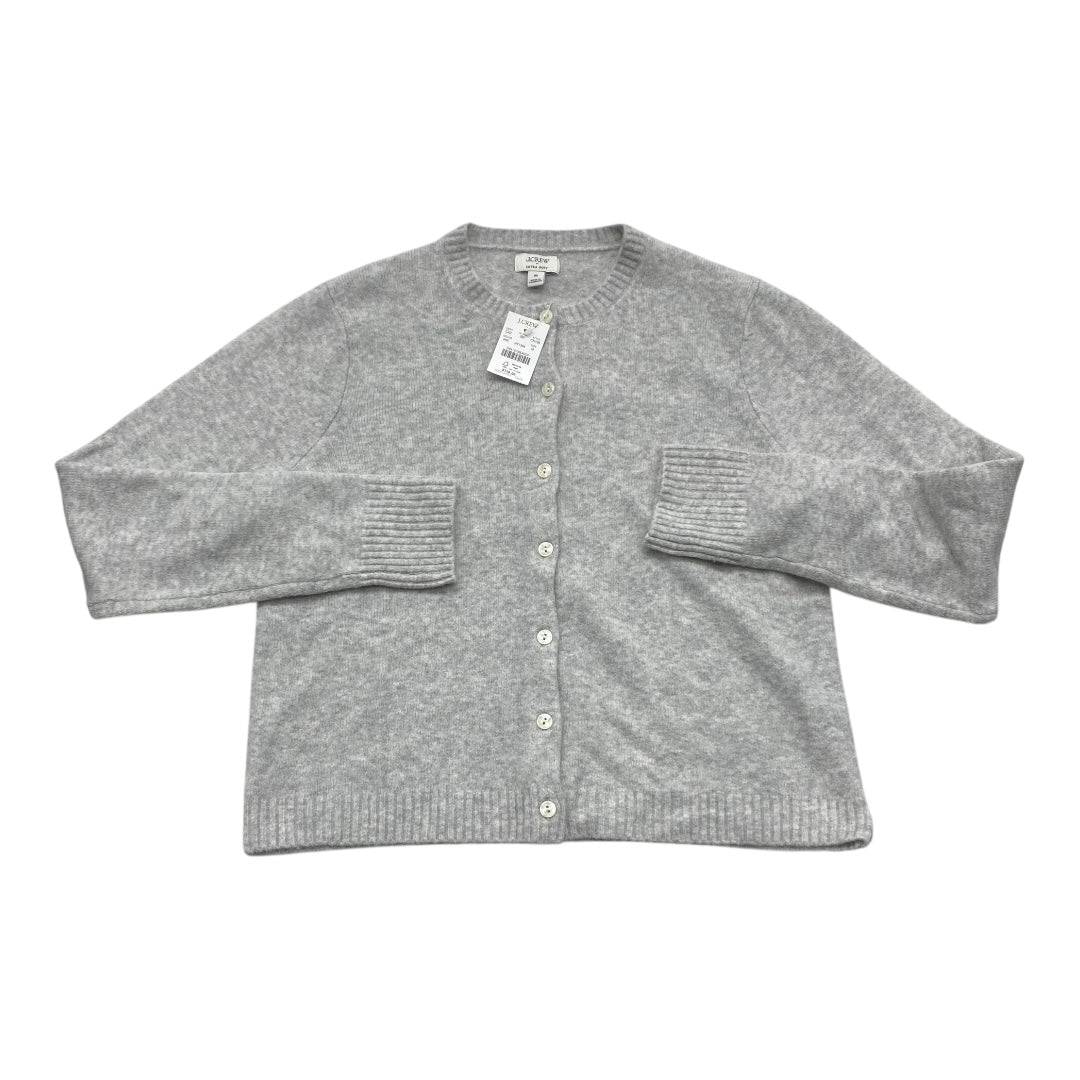 Sweater Cardigan By J. Crew In Grey, Size:M