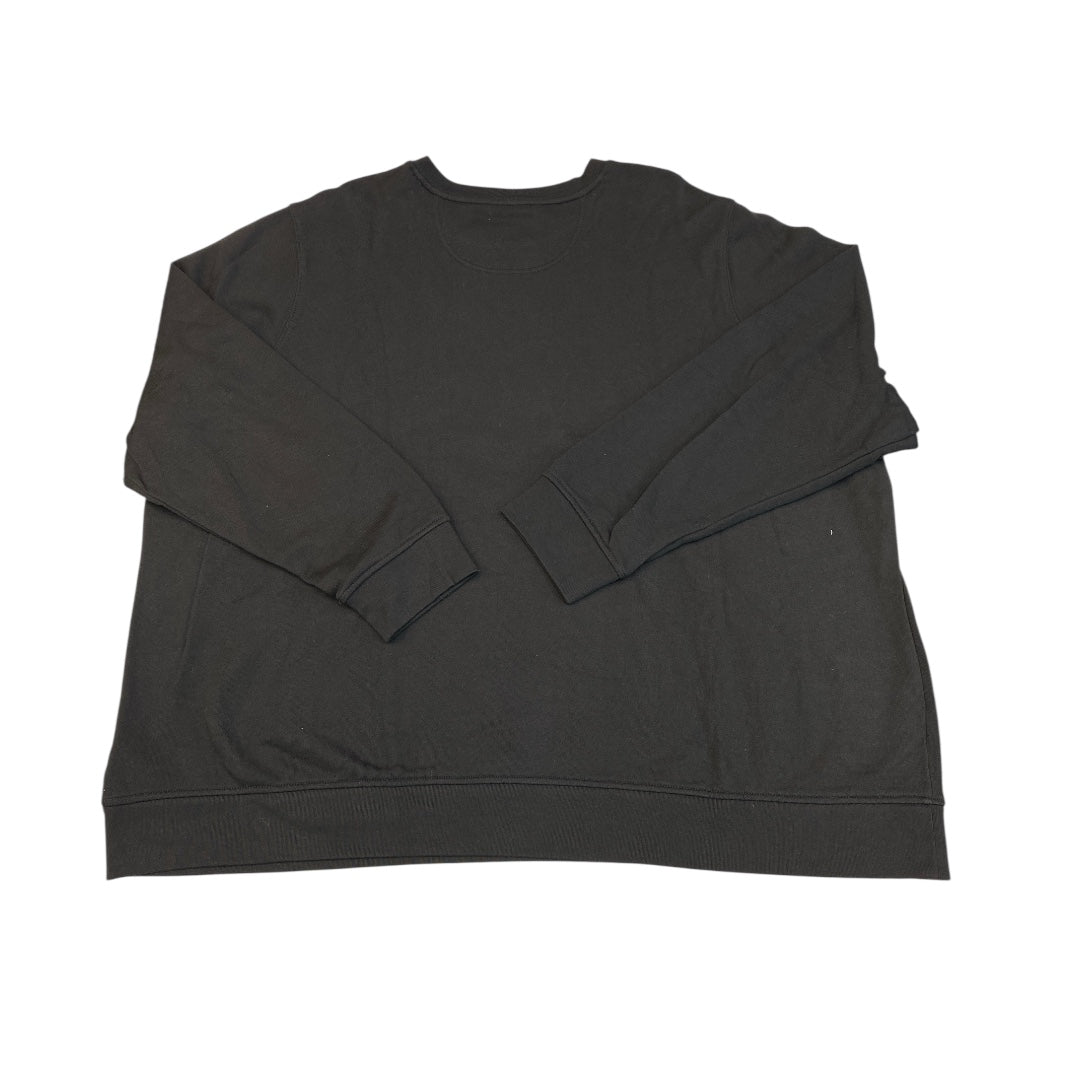 Athletic Sweatshirt Crewneck By Carhartt In Black, Size:3X