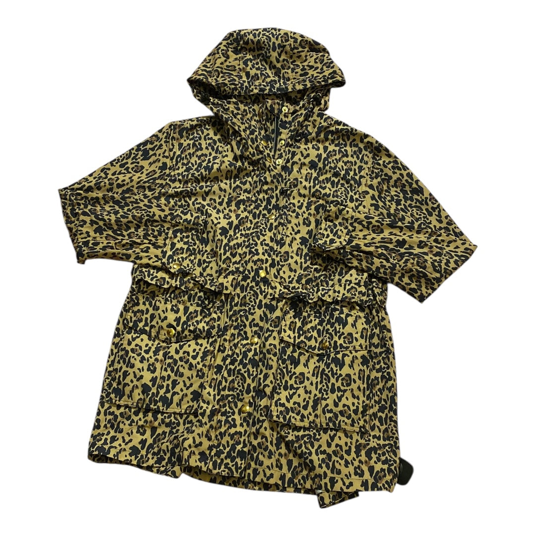 Jacket Windbreaker By J. Crew In Animal Print, Size:S