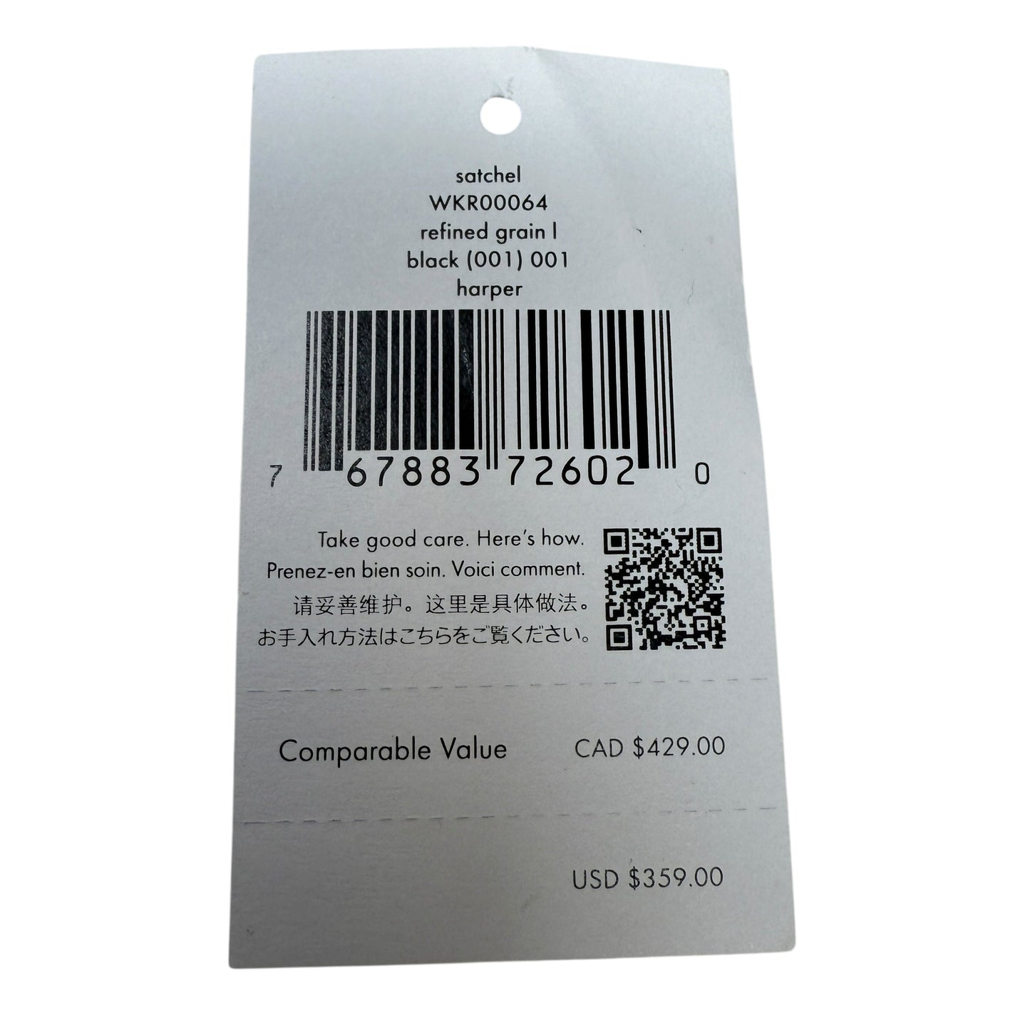 Harper Satchel Designer By Kate Spade, Size: Medium