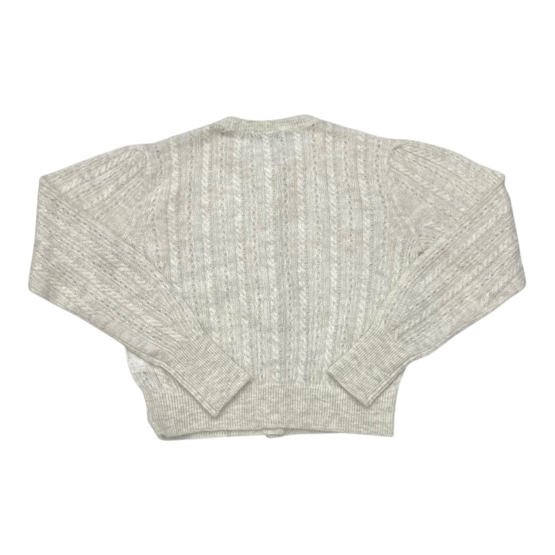 Sweater Cardigan By Madewell In Ivory, Size:M