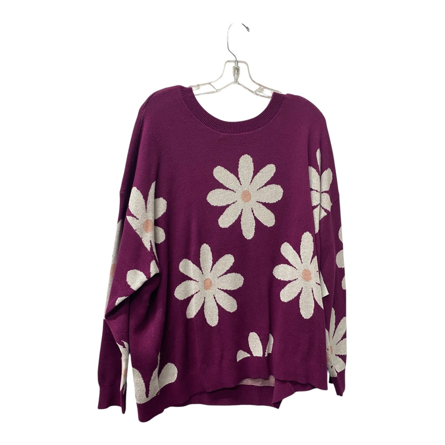 Sweater By Torrid In Purple, Size:2X
