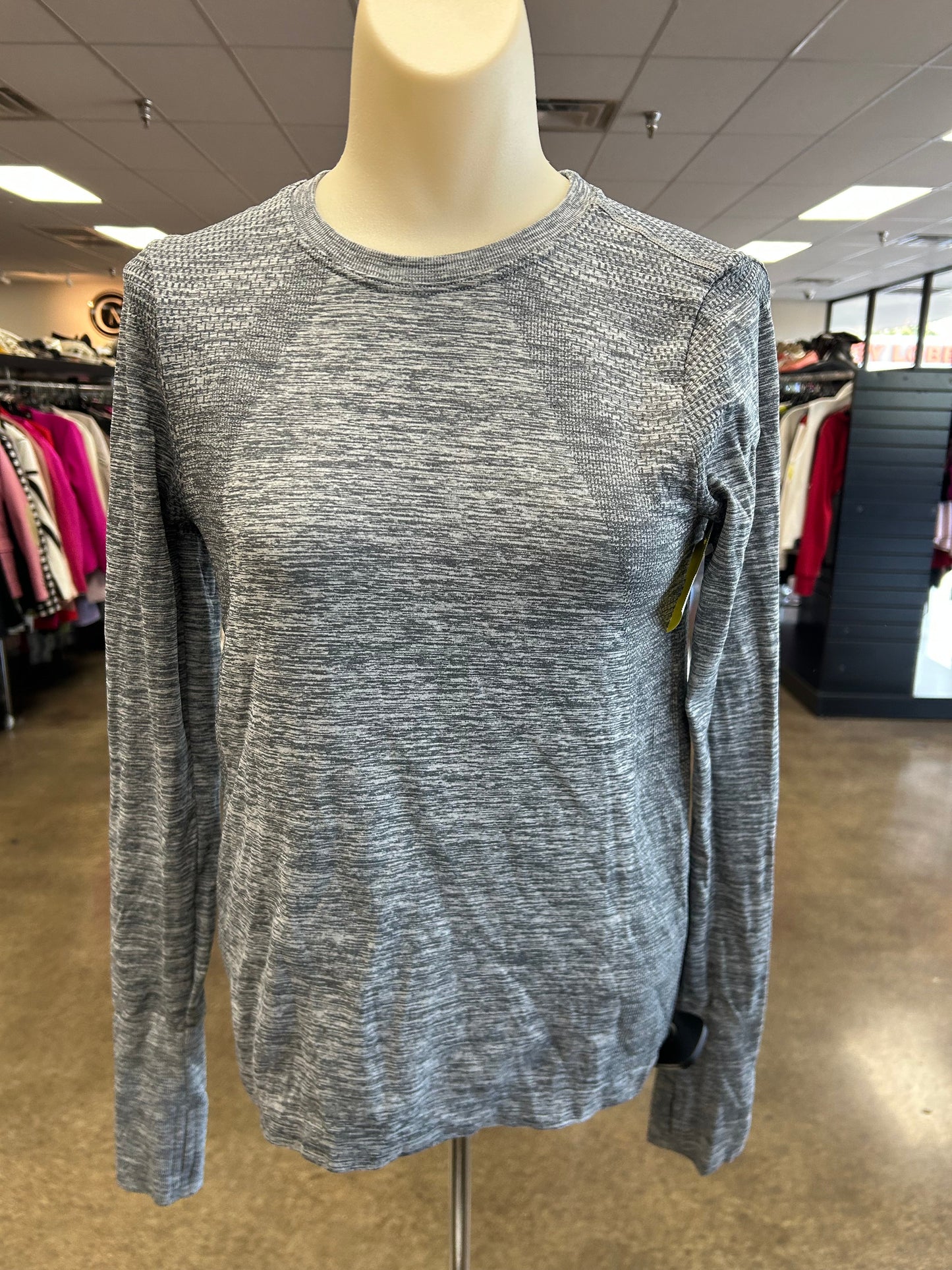 Athletic Top Ls Crewneck By Spyder In Grey, Size:Xs