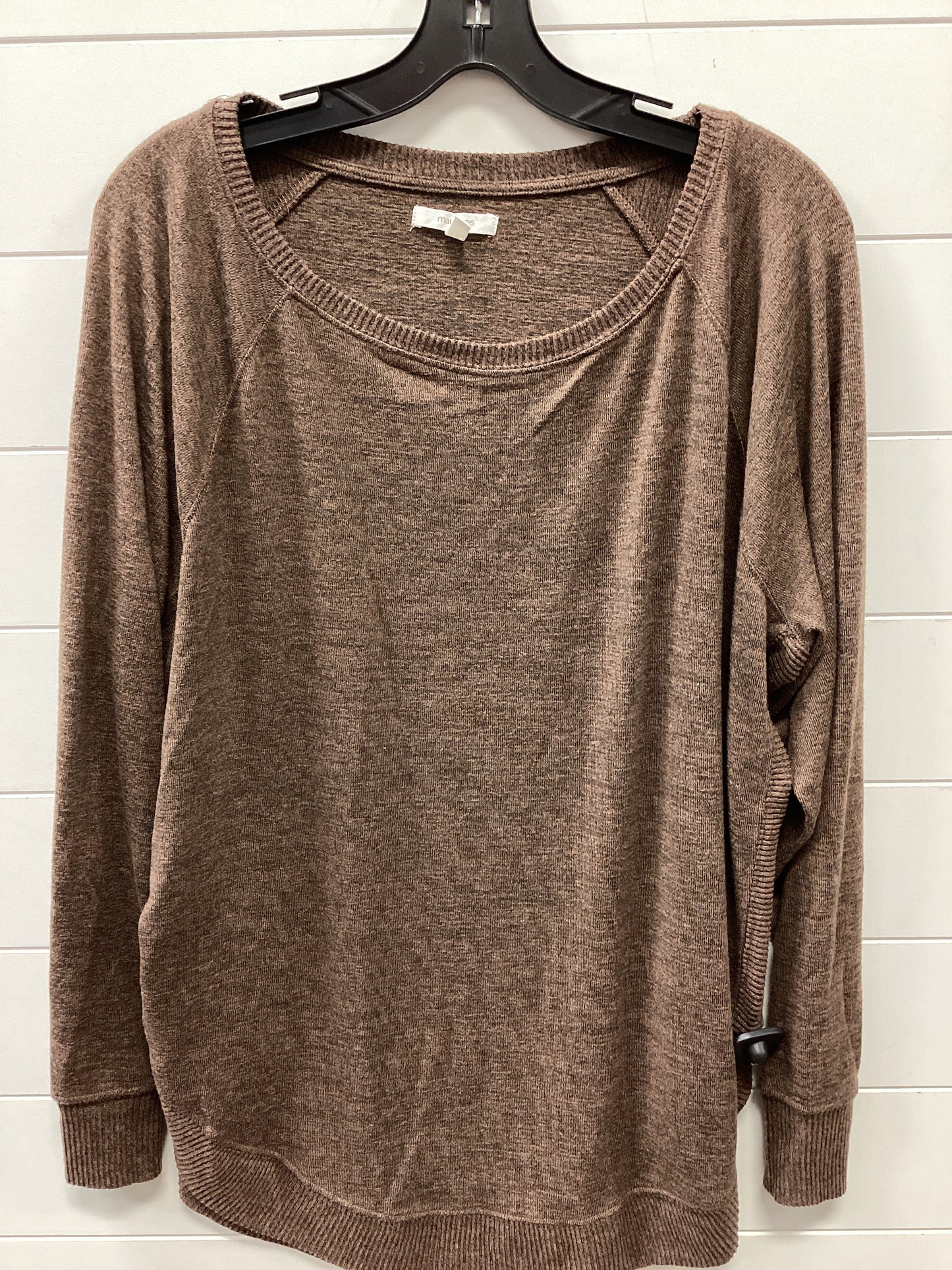 Top Ls Basic By Maurices In Brown, Size:Xl