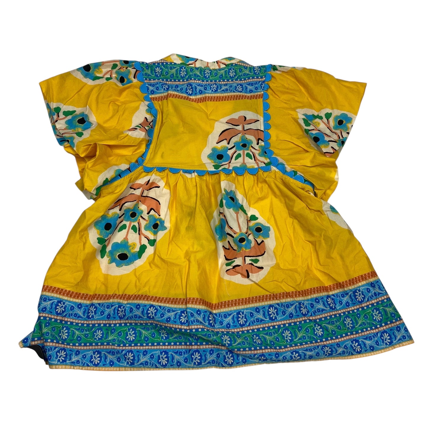 Top Ss By Umgee In Blue & Yellow, Size:S