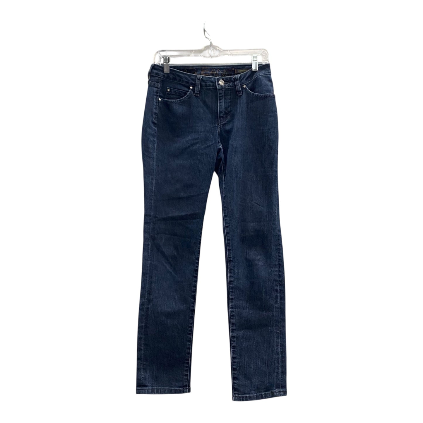 Jeans Straight By Jag In Blue Denim, Size:2