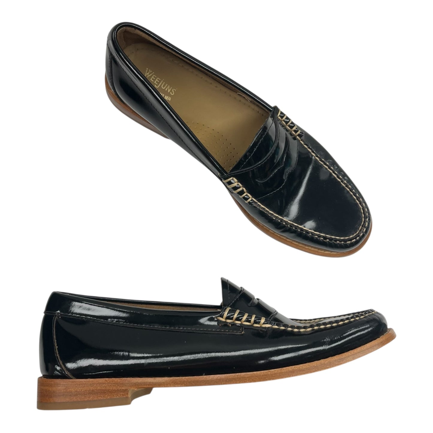Shoes Flats By Gh Bass And Co In Black, Size:9