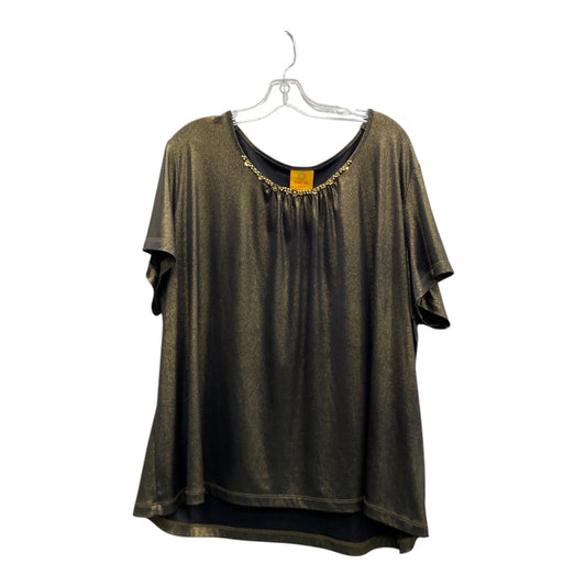 Top Ss By Ruby Rd In Gold, Size:3X