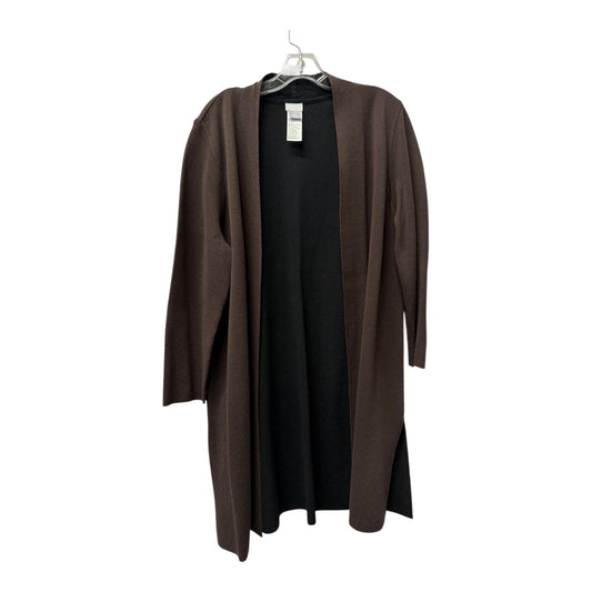 Sweater Cardigan By Chicos In Black, Size:L