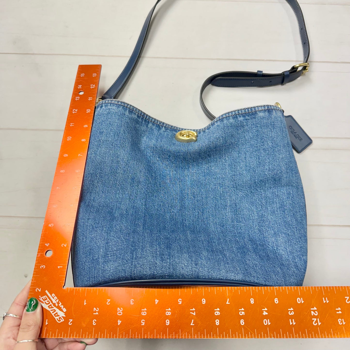 Crossbody Designer By Coach, Size: Medium