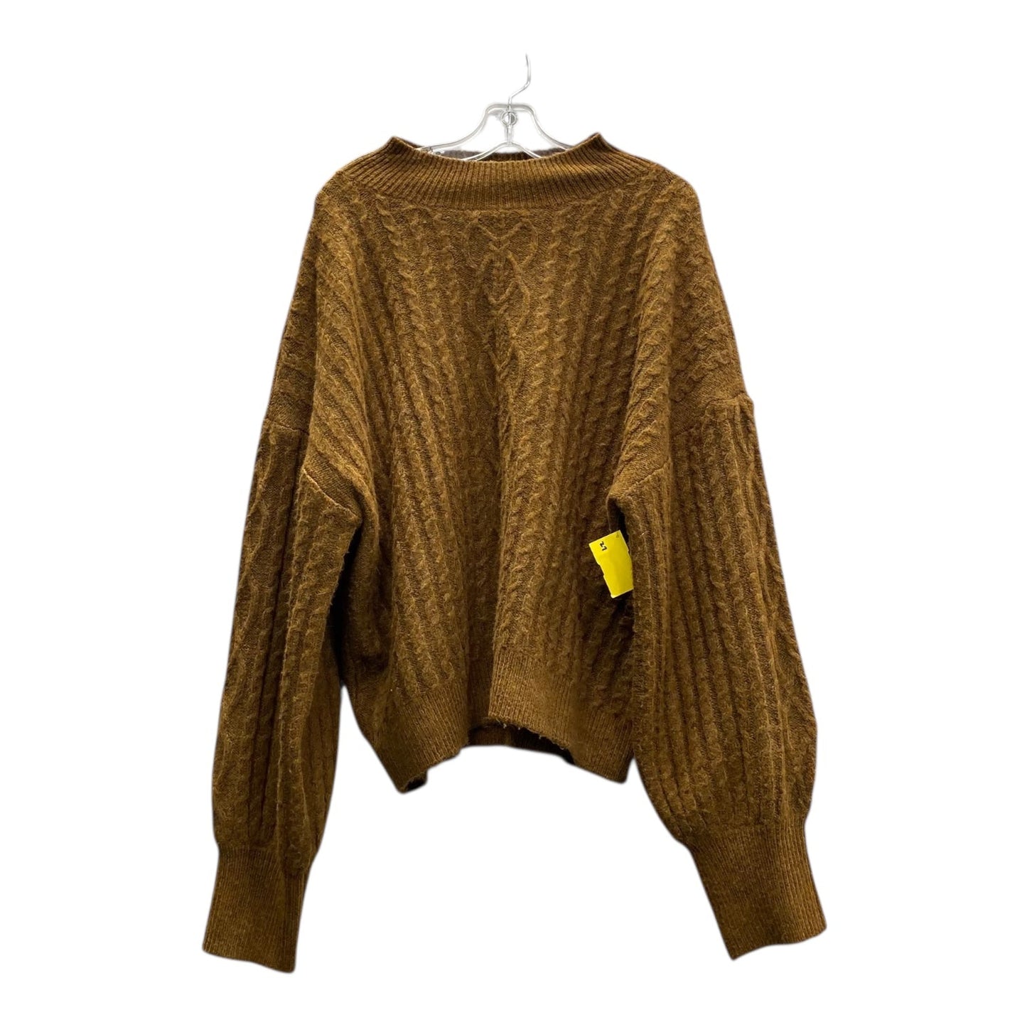 Sweater By Vince Camuto In Brown, Size:1X