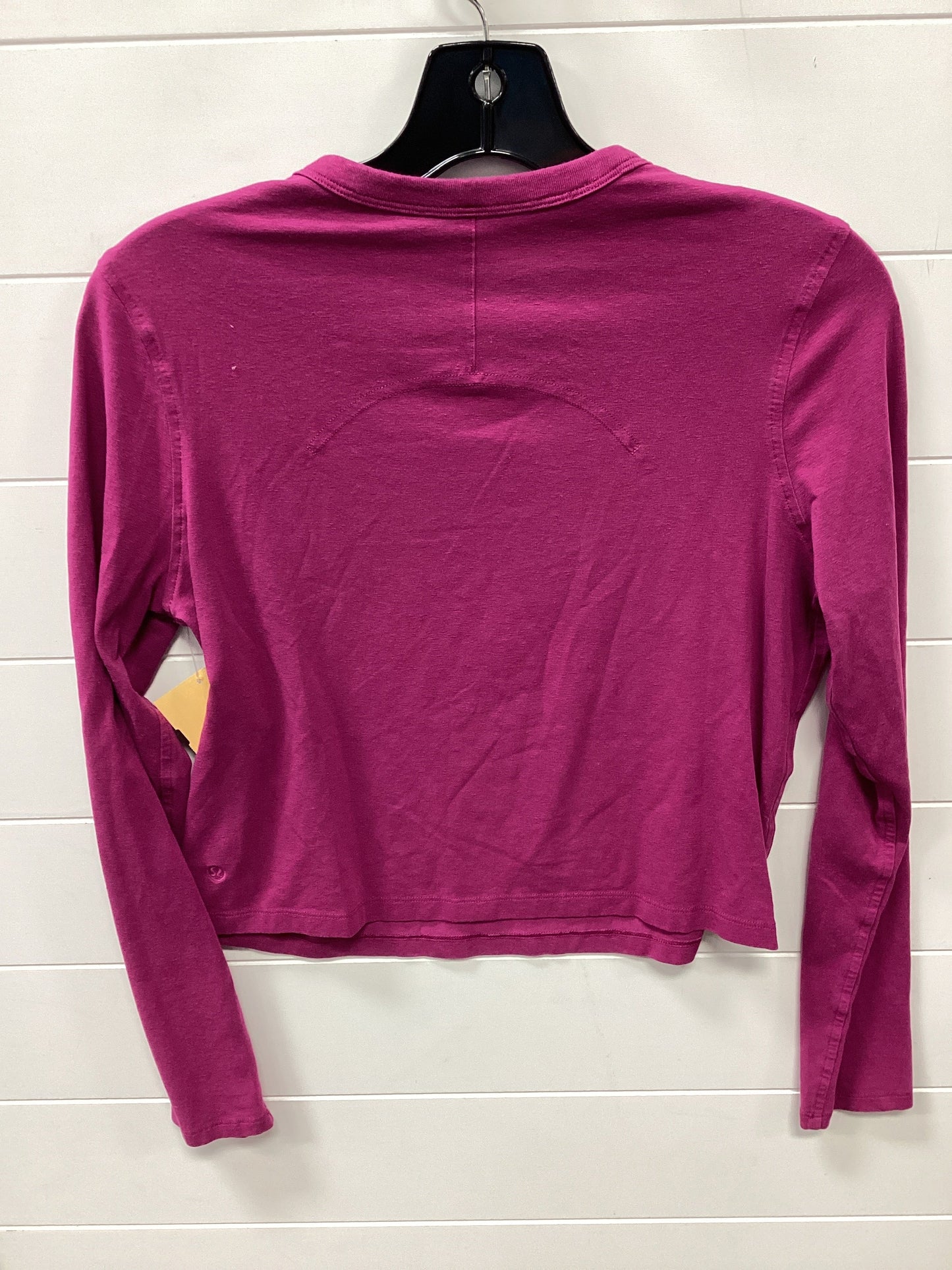 Athletic Top Ls Crewneck By Lululemon In Pink, Size:S