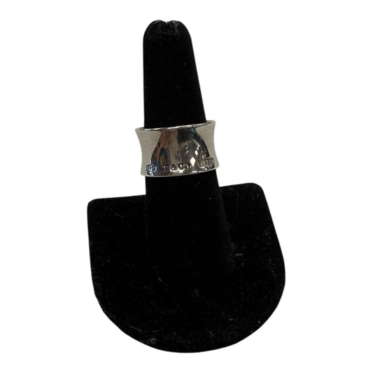 Ring Luxury Designer By Tiffany And Company In Silver, Size:6.5
