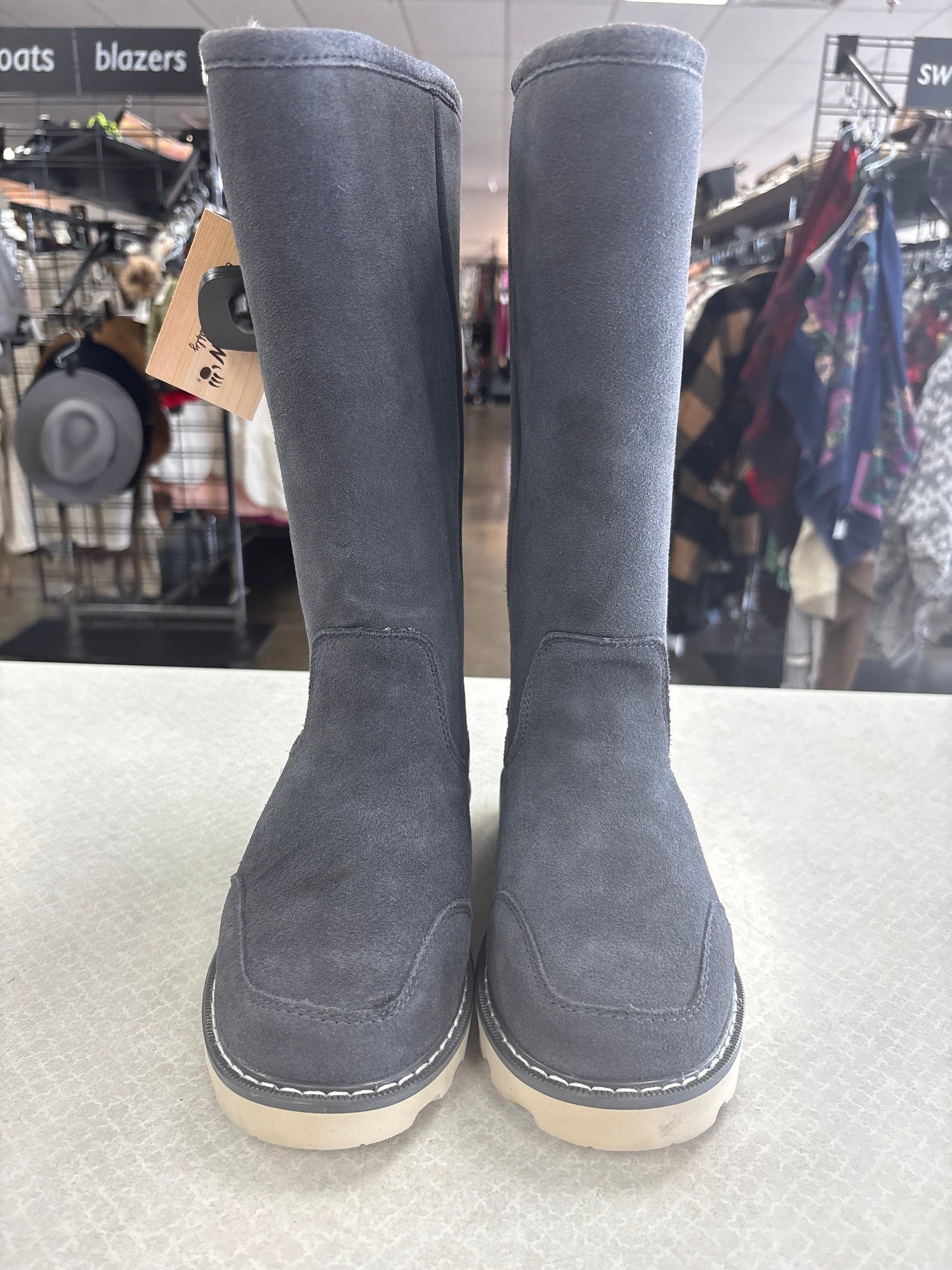 BOOTS KNEE FLATS by BEARPAW In BLUE, Size: 6