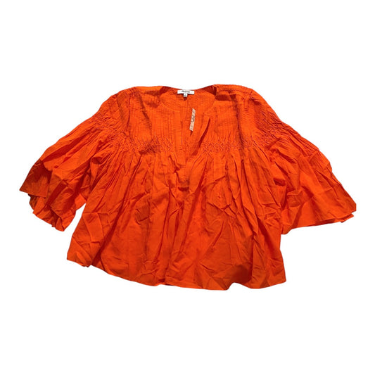 Top Ls By Madewell In Orange, Size:M