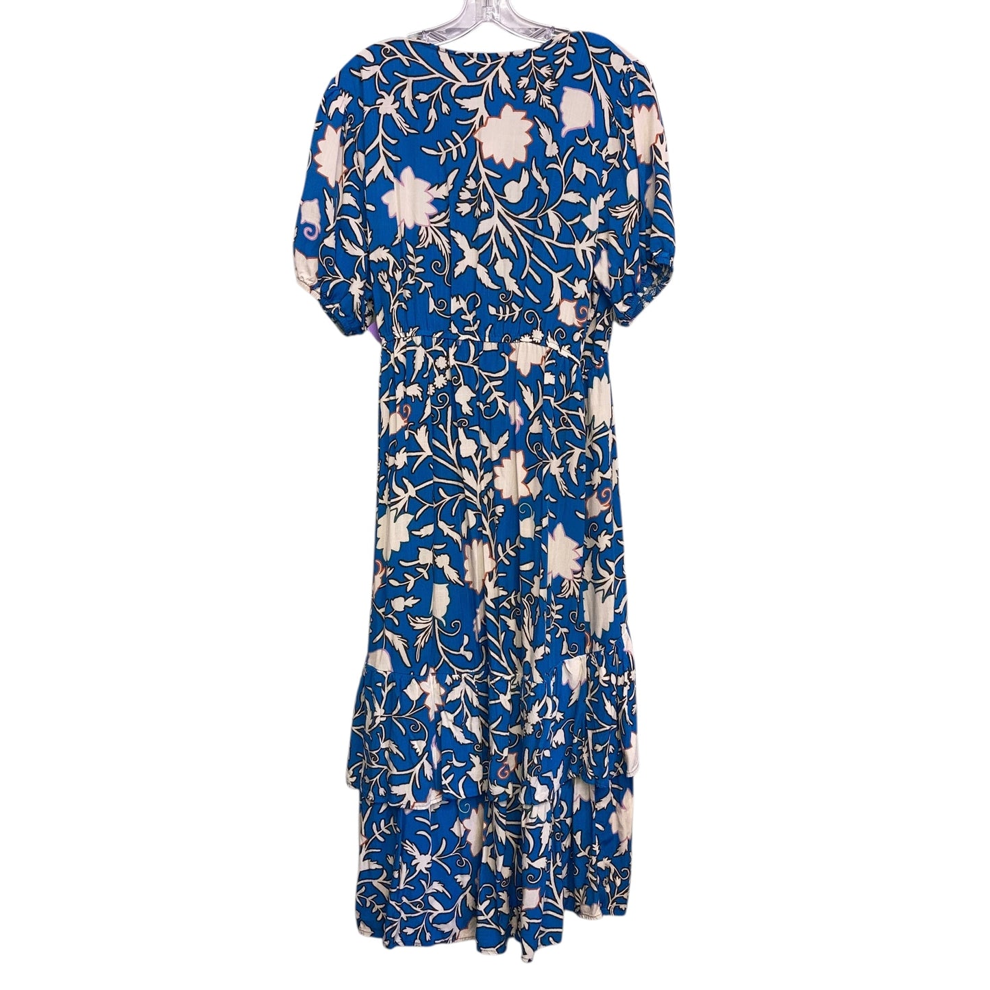 Dress Casual Maxi By Knox Rose In Blue & Cream, Size:Xl