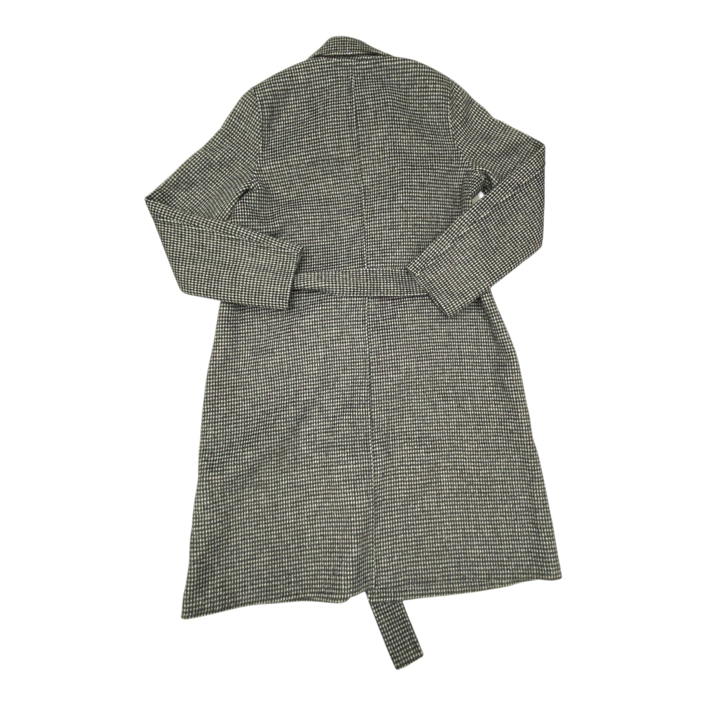 Coat Peacoat By Banana Republic In Black & Grey, Size:S