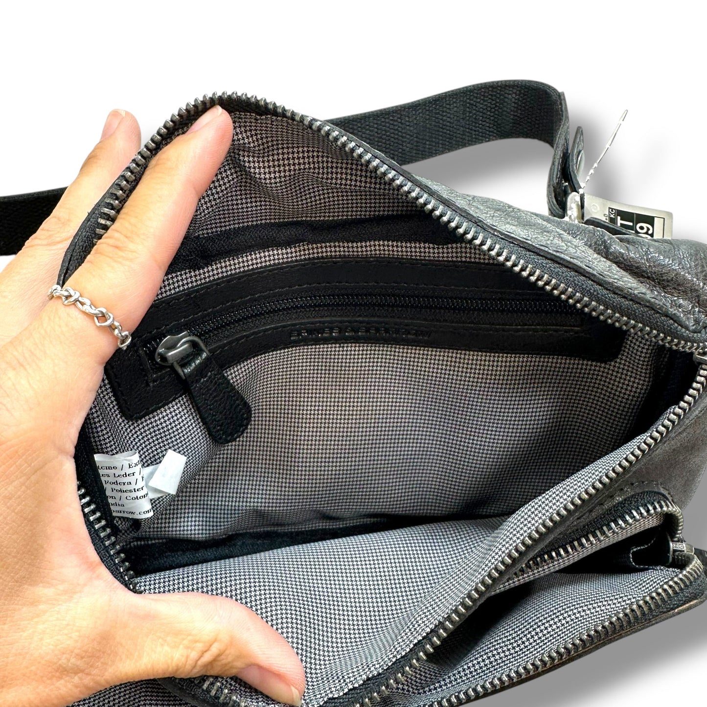 Leather Belt Bag By SPIKES & SPARROW, Size: Small