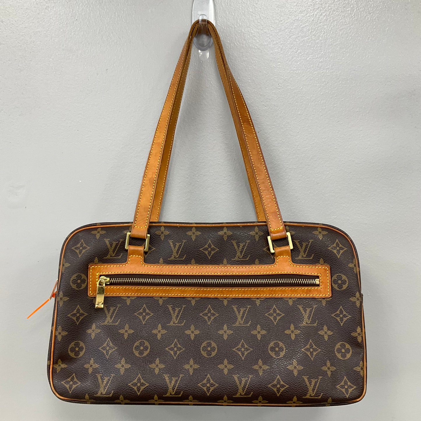 Handbag Luxury Designer By Louis Vuitton In Brown, Size:Medium