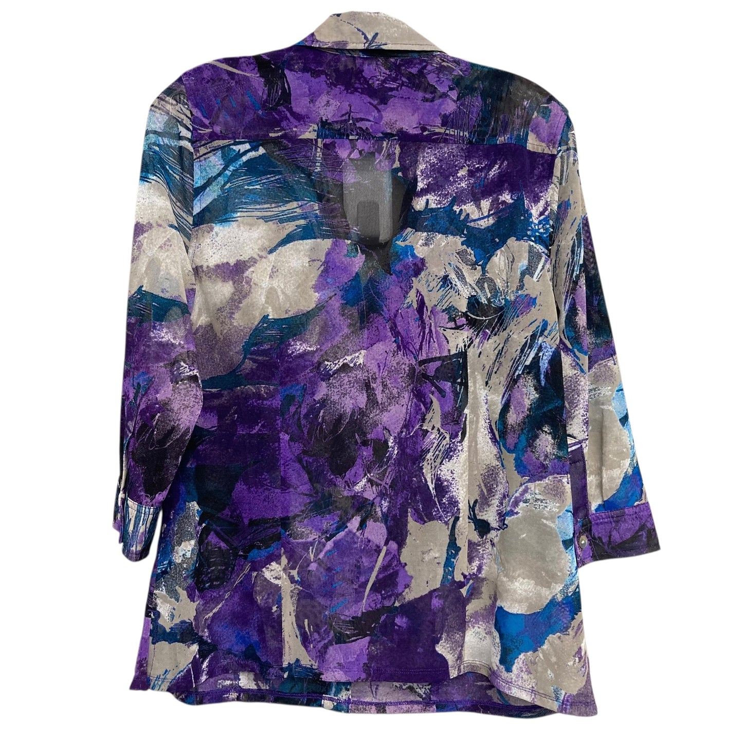 Top Ls By Chicos In Grey & Purple, Size:M