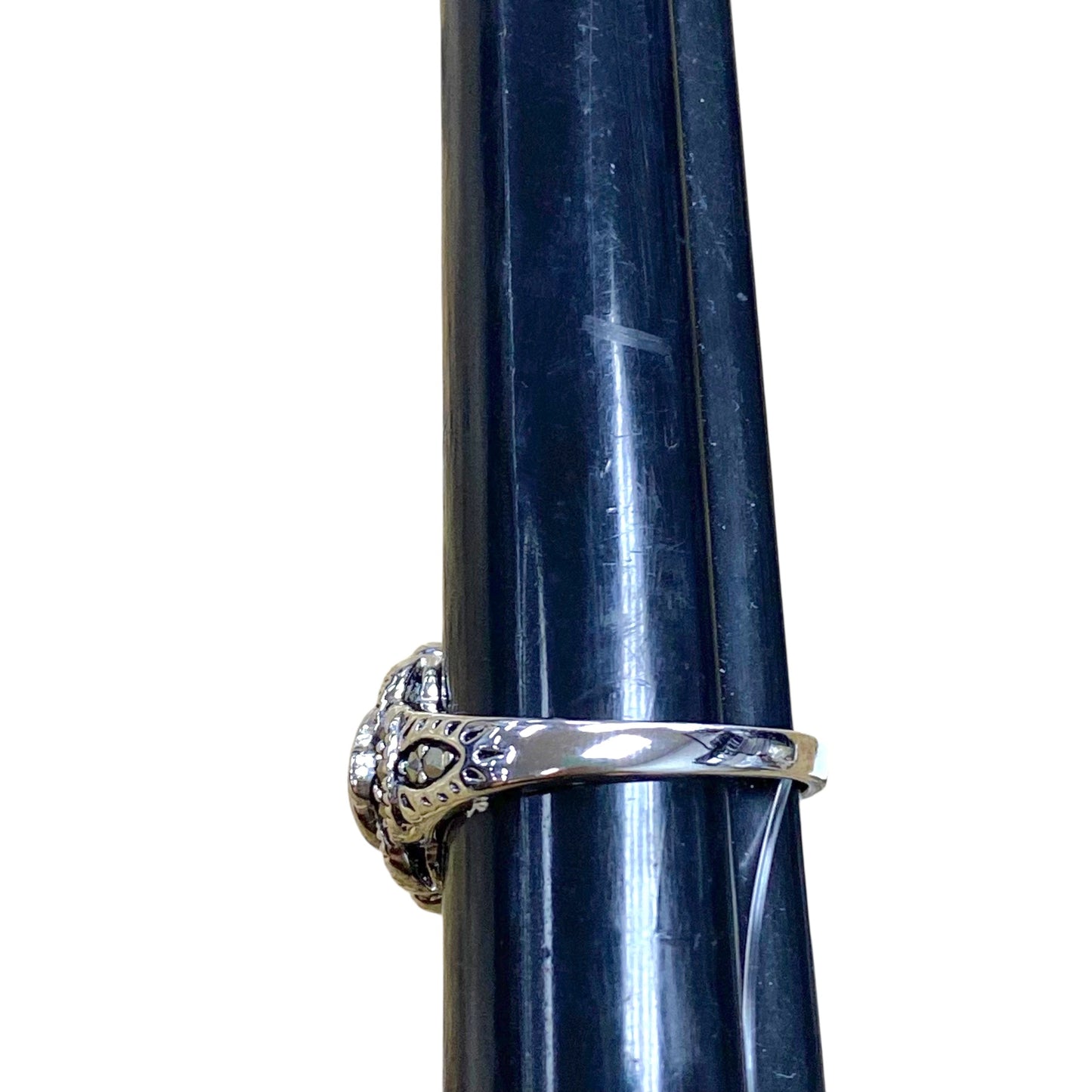 Ring Statement By Cmc In Purple & Silver, Size:8