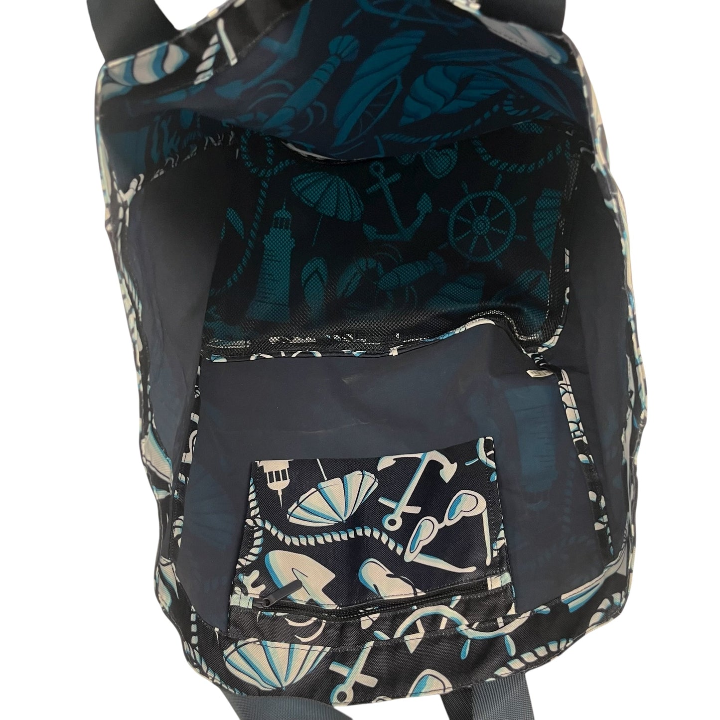 Tote By Vera Bradley In Blue & White, Size:Large