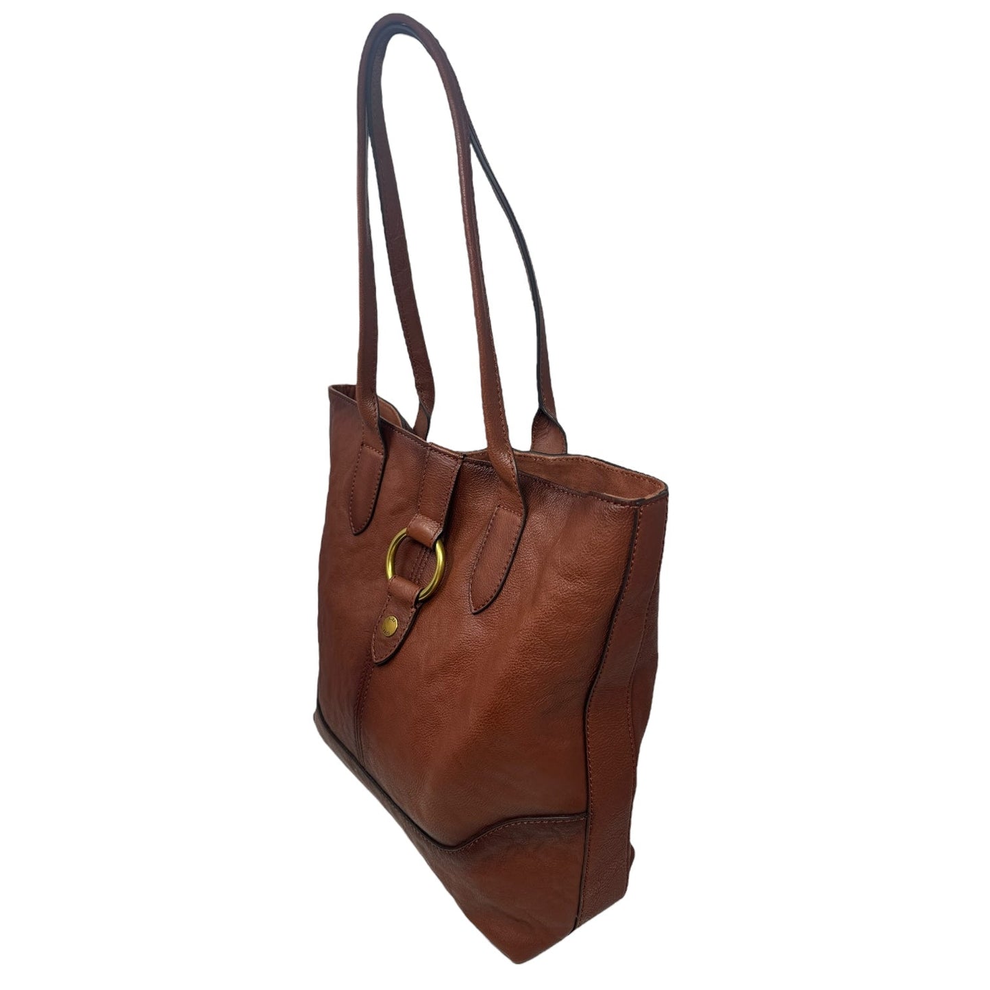 Leather Ring Tote Designer By Frye, Size: Large