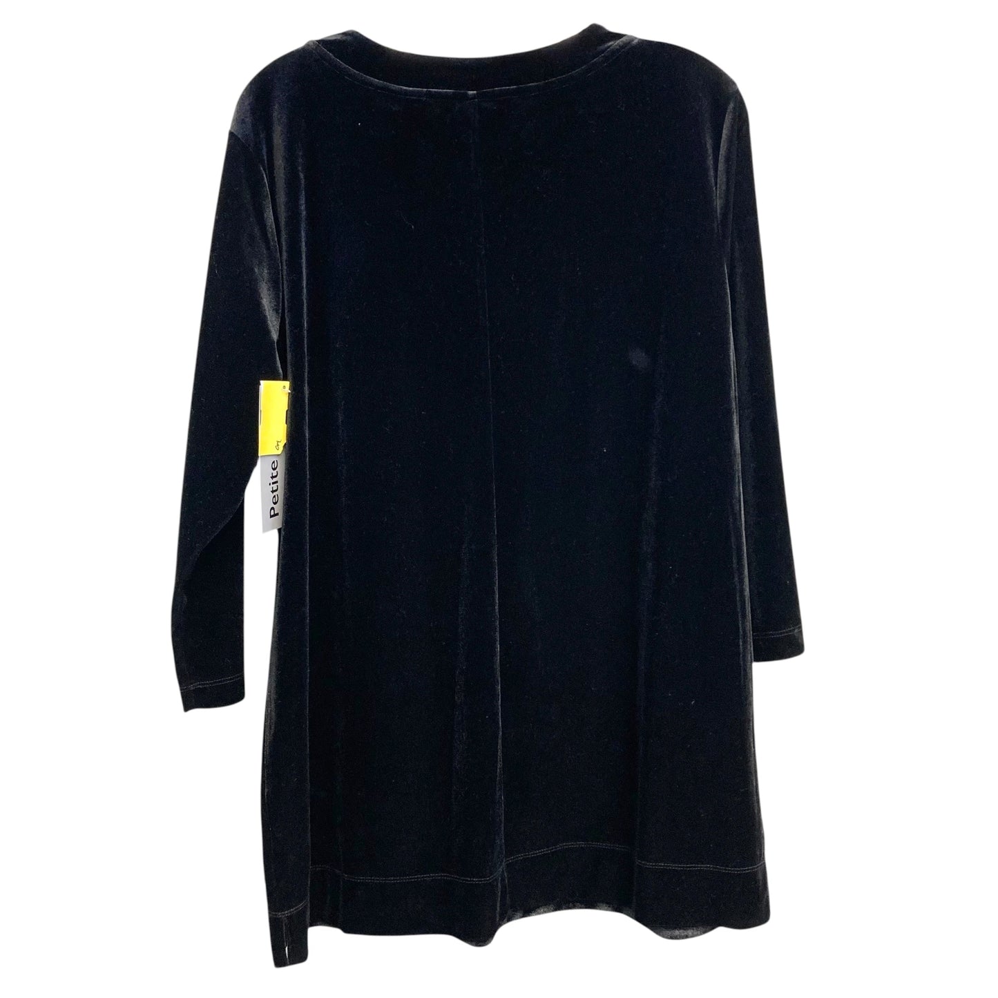 Top 3/4 Sleeve By Lands End In Black, Size:Lp