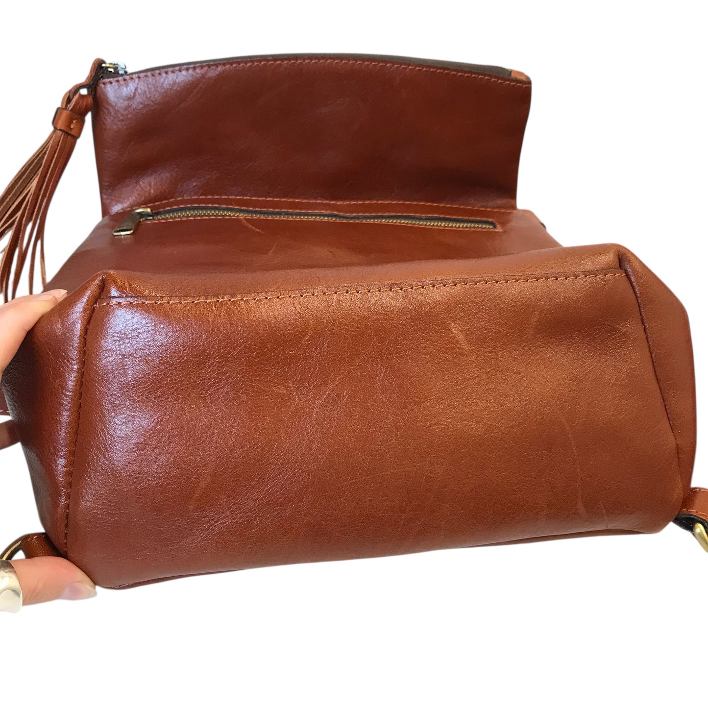 Handbag Designer By Patricia Nash In Brown, Size:Large