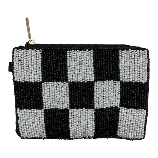 Coin Purse By Universal Thread In Black & White, Size:Small