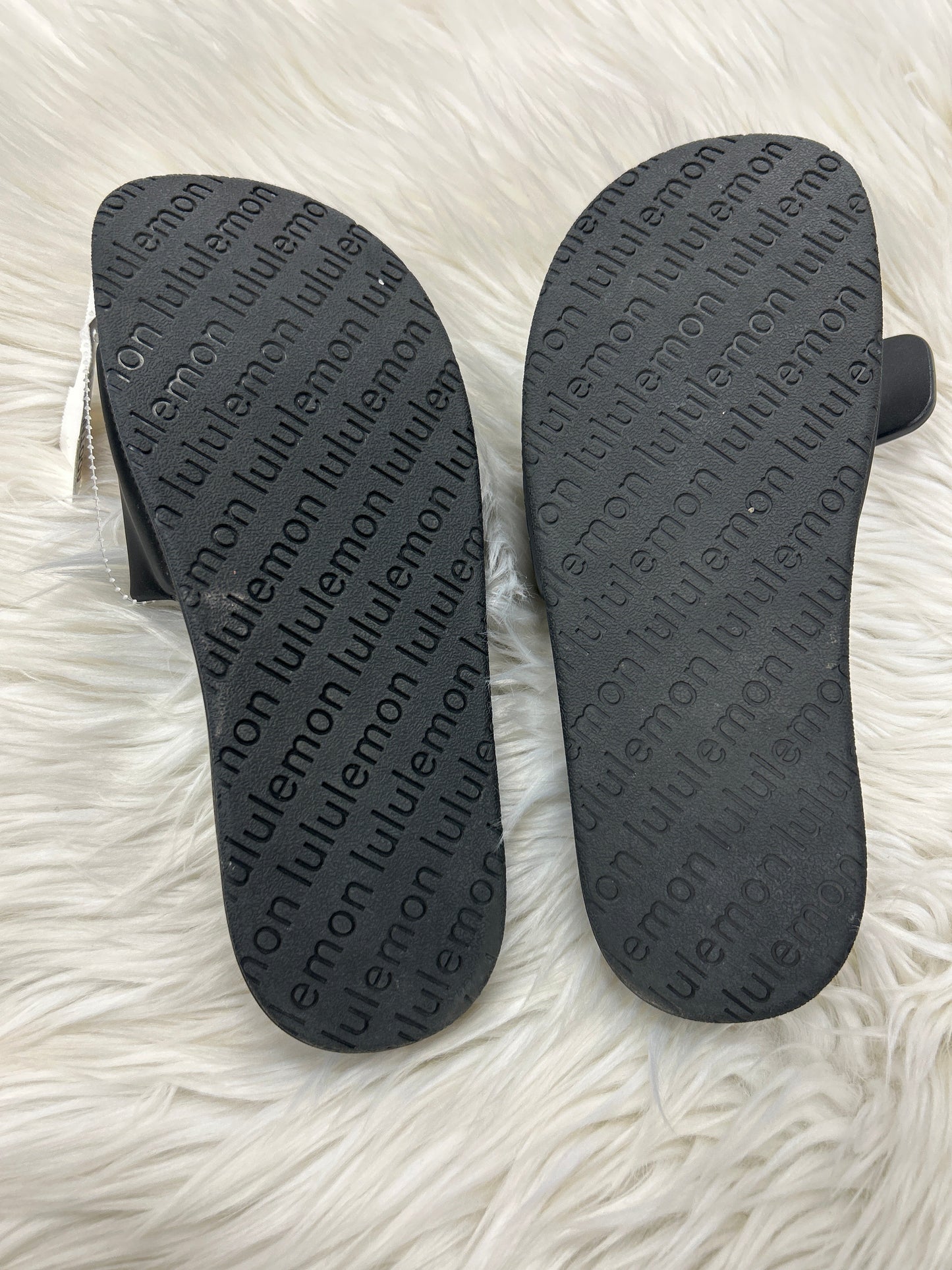 Sandals Flats By Lululemon In Black, Size:8