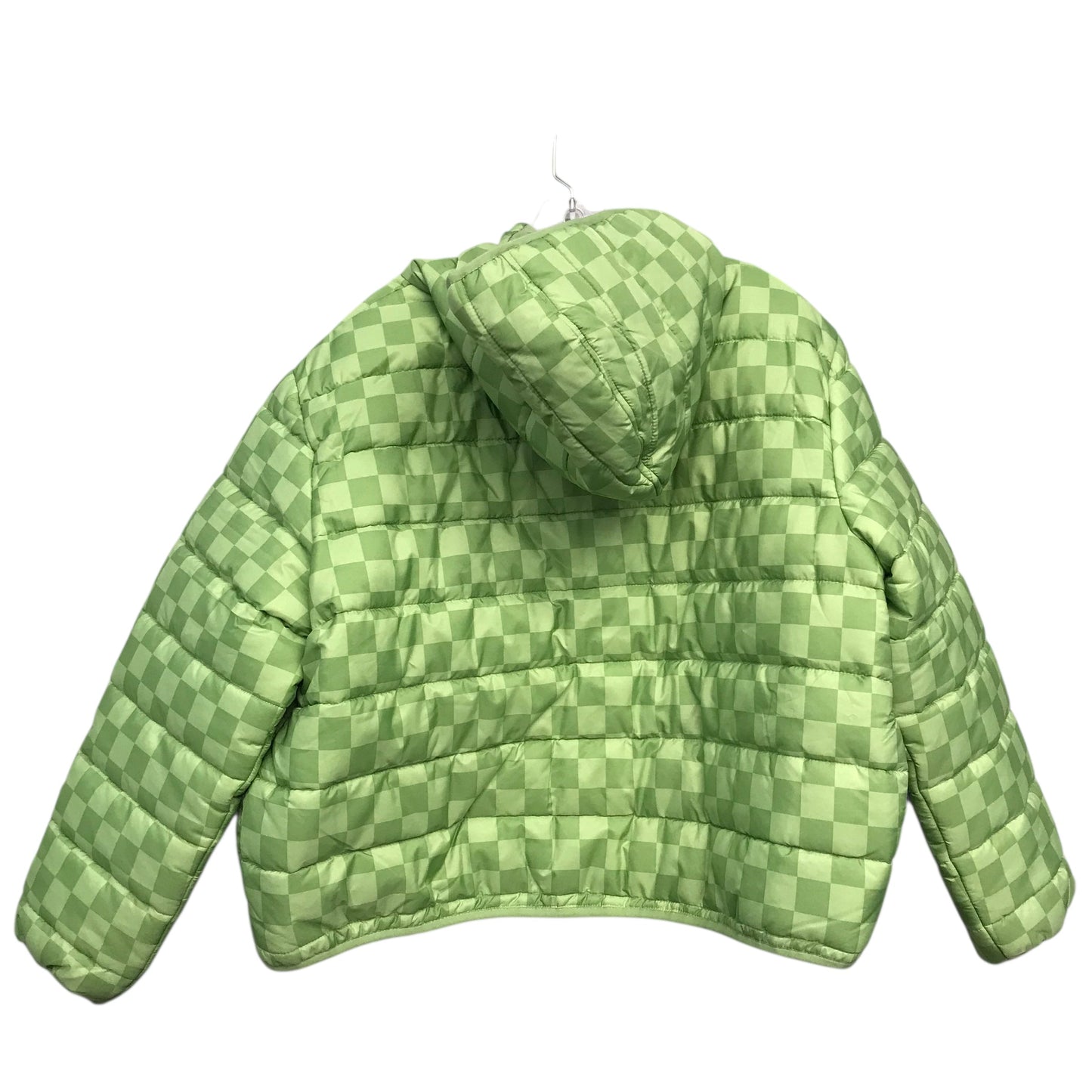 Jacket Puffer & Quilted By Wild Fable In Green, Size:1X
