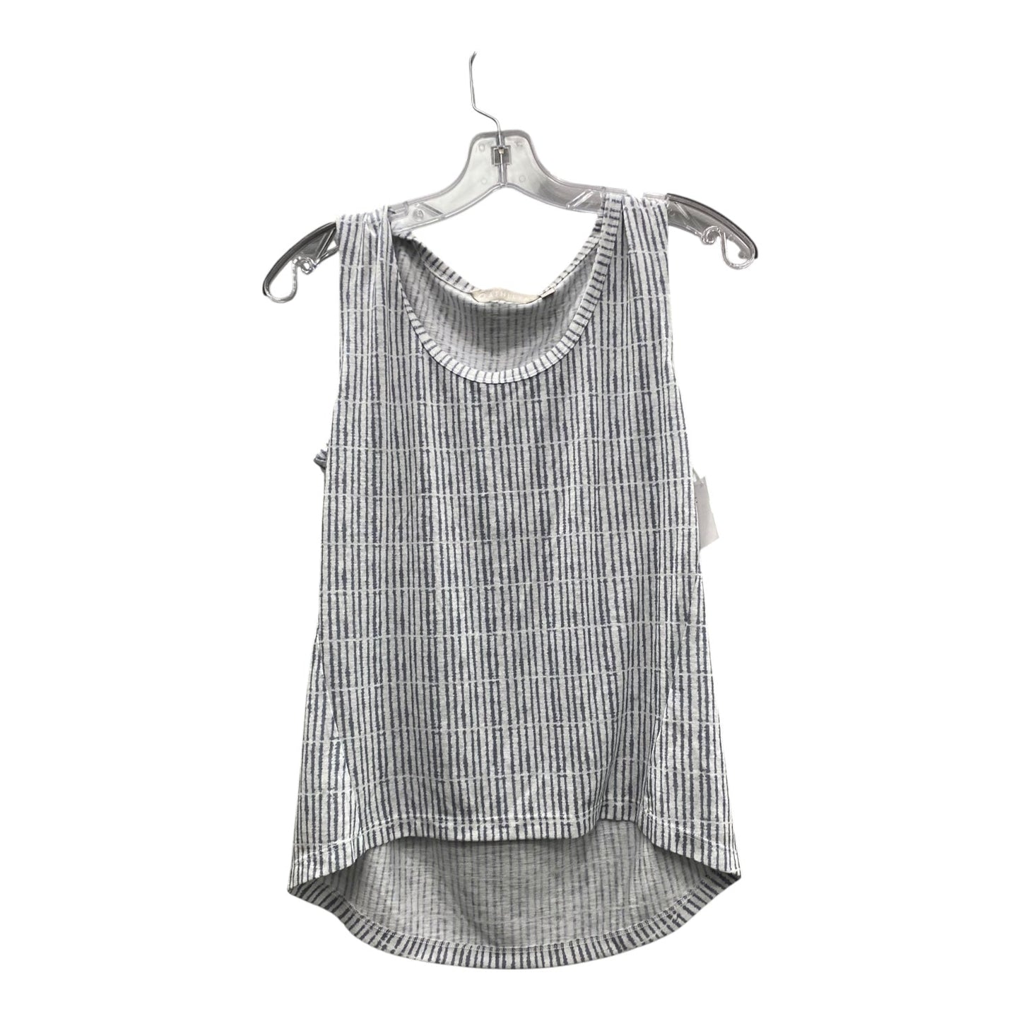 Athletic Tank Top By Athleta In Grey & White, Size:Xs