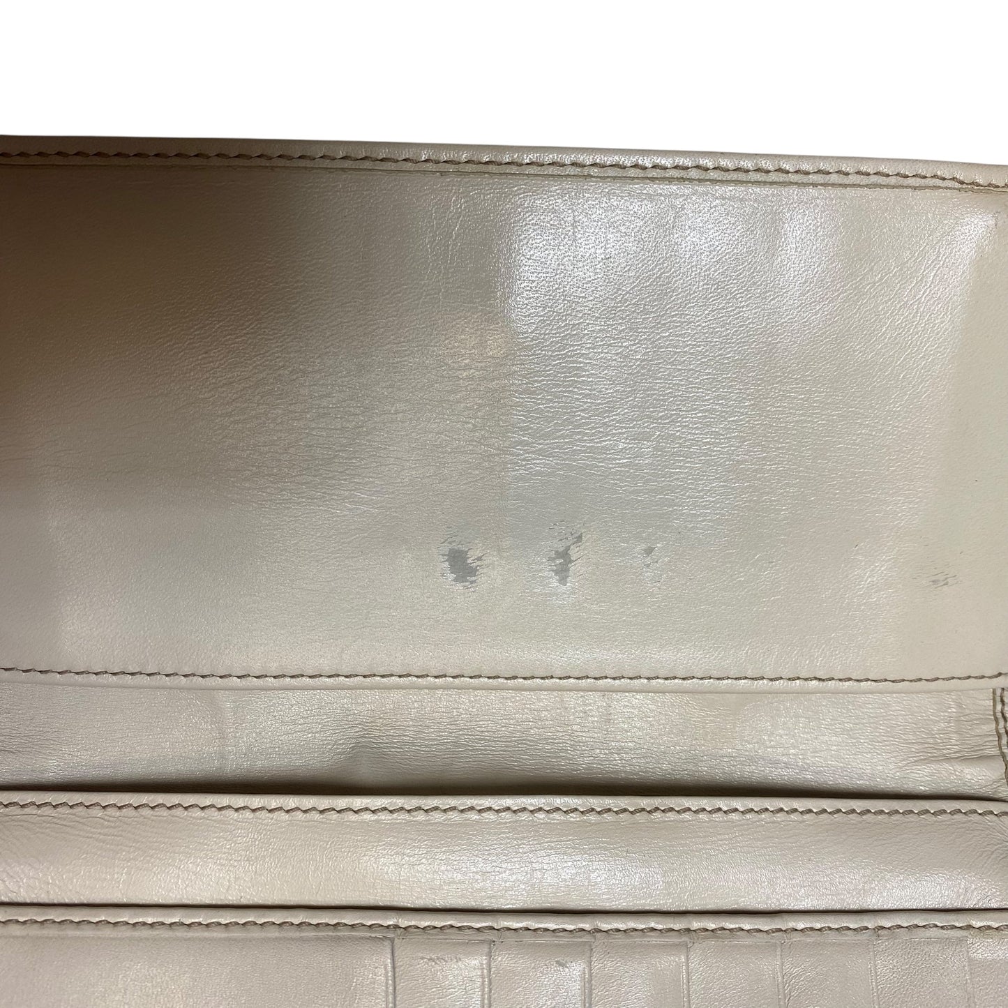 Wallet Luxury Designer By Gucci In Cream & Tan, Size:Medium