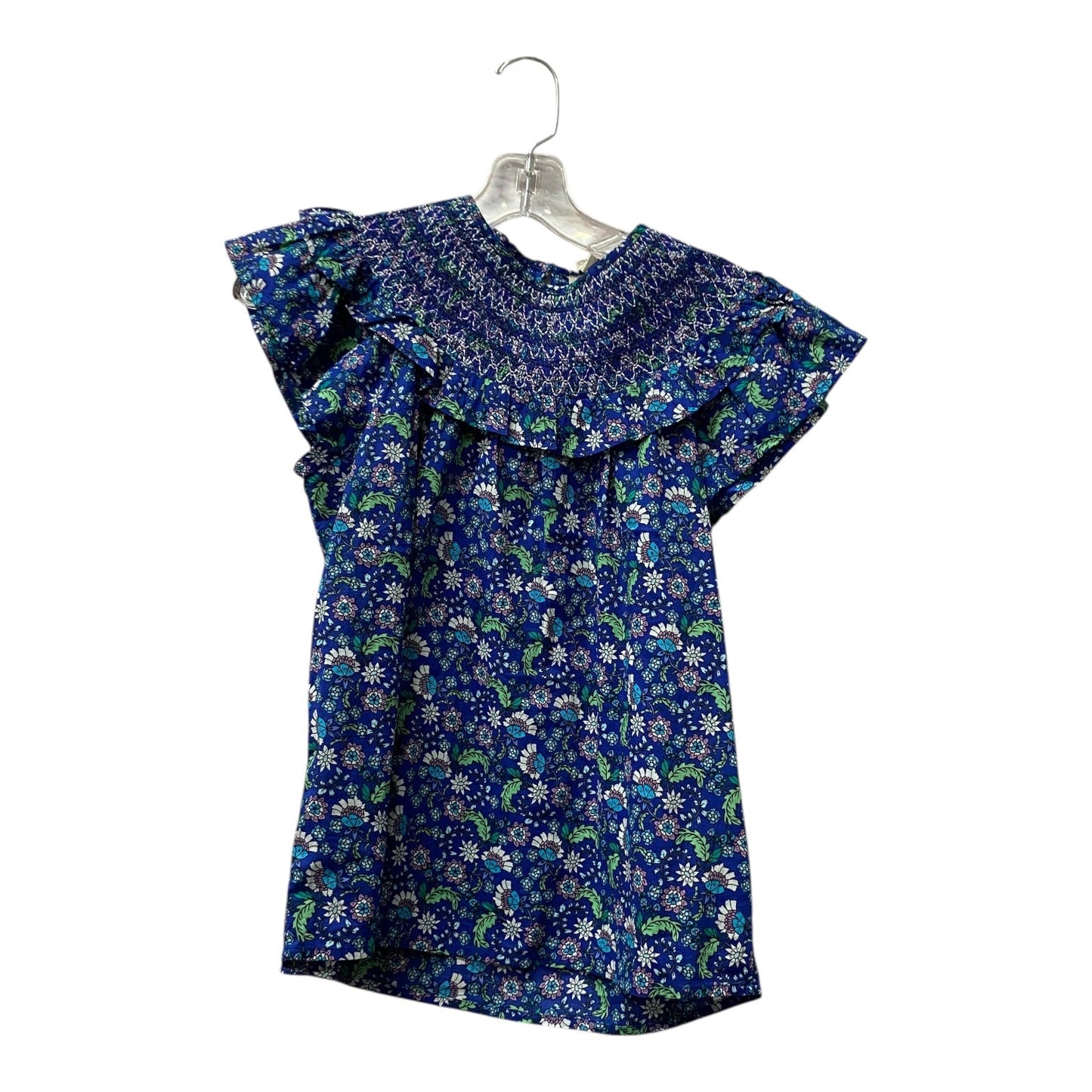 Top Ss By Loft In Blue, Size:Xsp